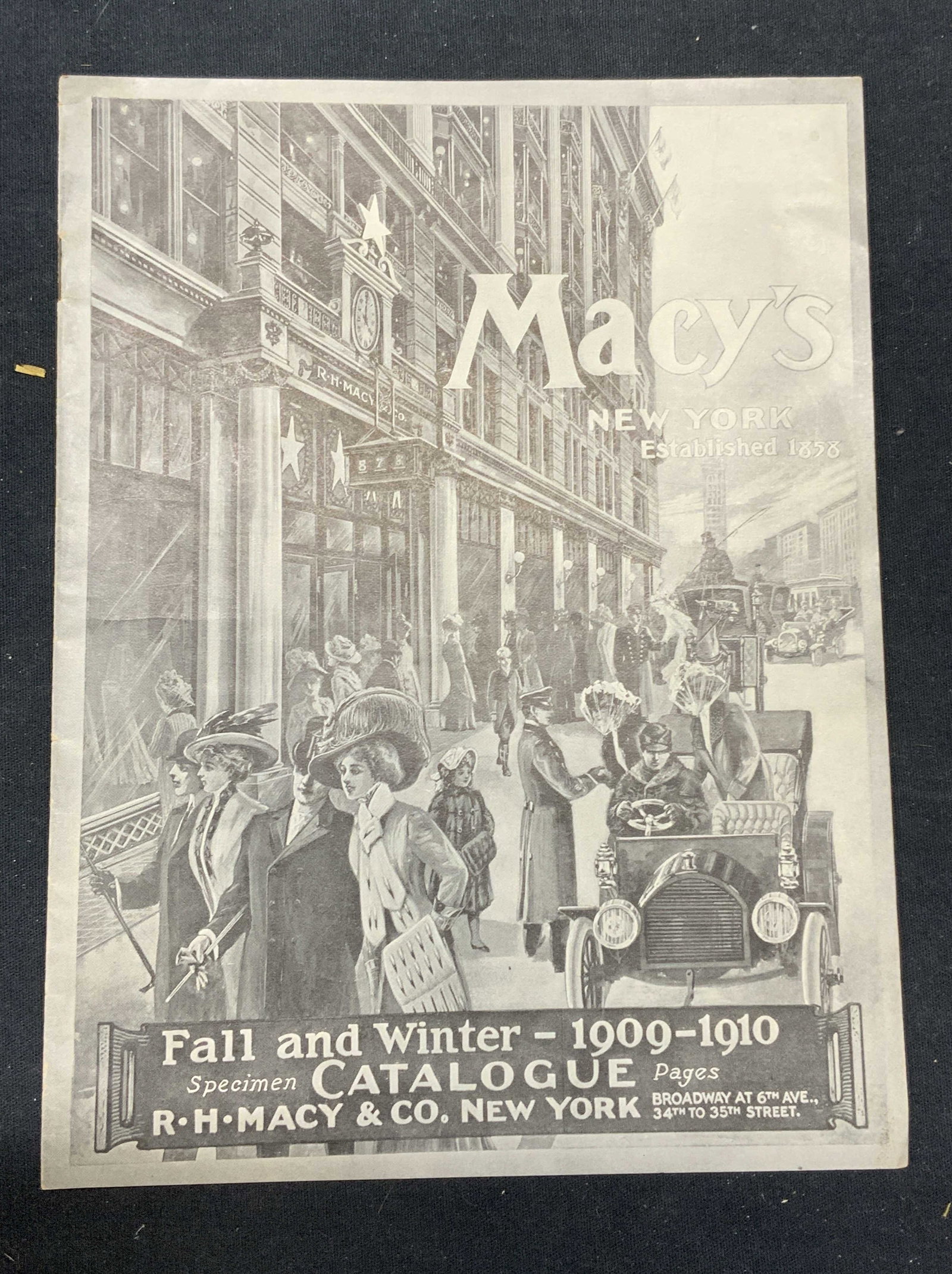 Antique R H Macys FW 1909-10 Catalog 1933 (1 of 14)