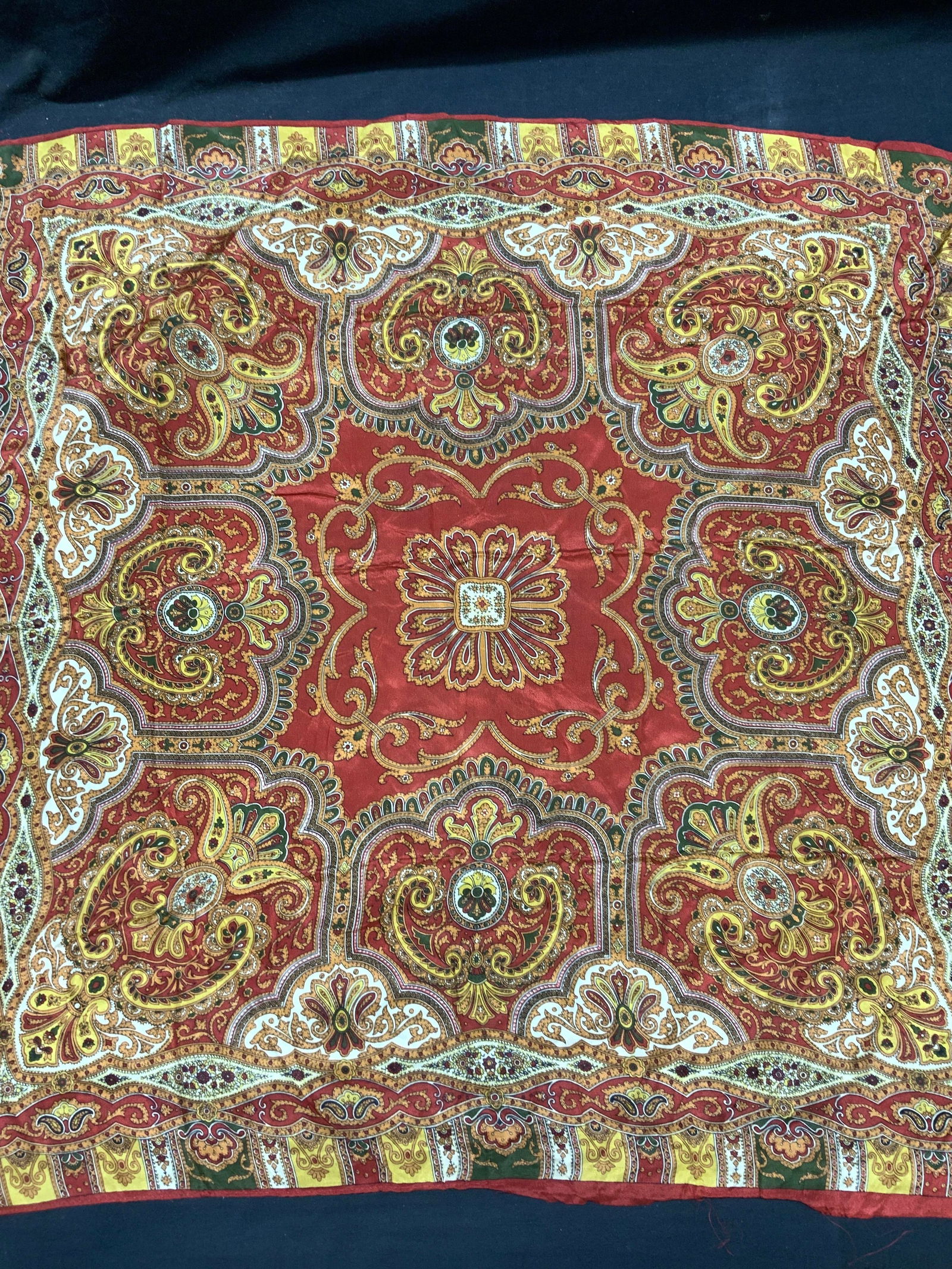 Hand Rolled Silk Handkerchief / Scarf (1 of 9)