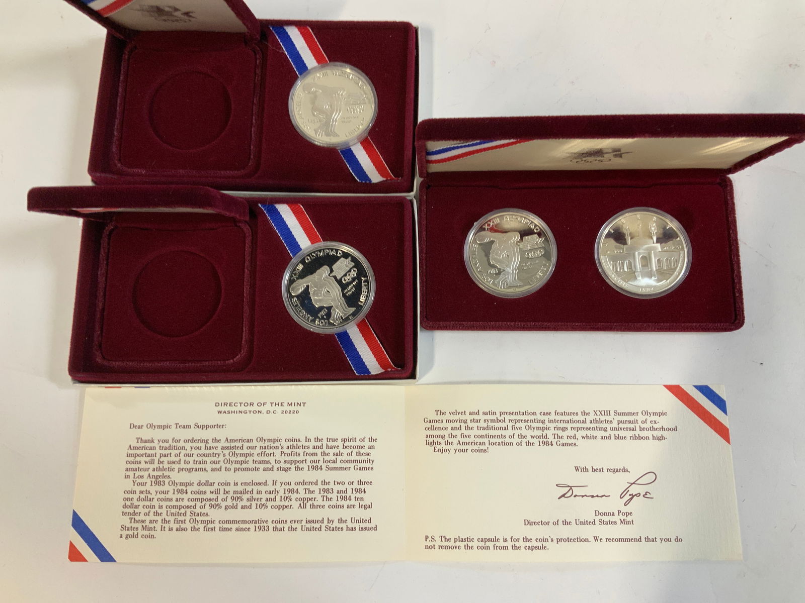 US Olympic Silver Dollar Coins by U.S. Mint, 4 (1 of 9)