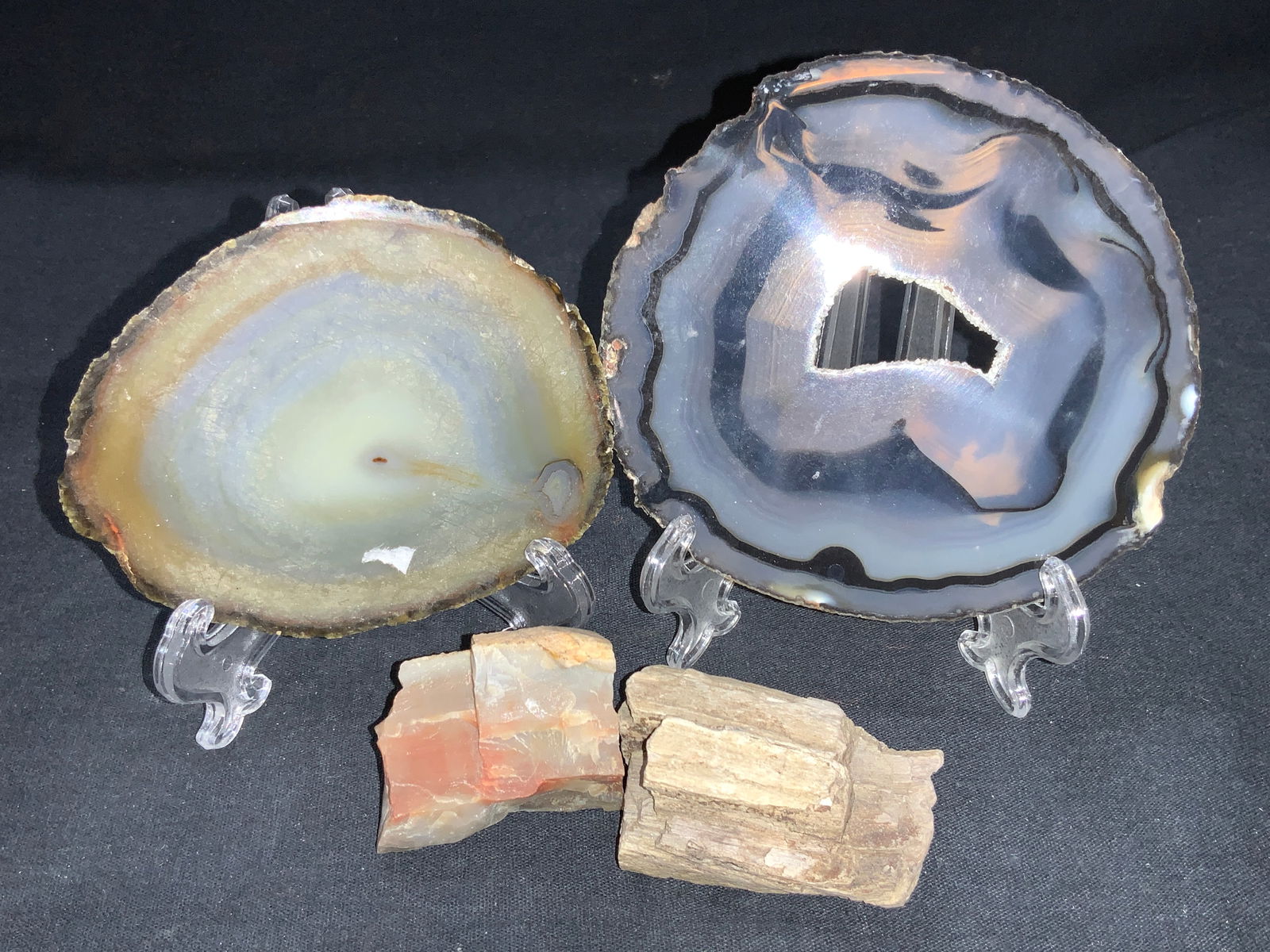 4 Assorter Cut agate & Stone Specimens (1 of 8)