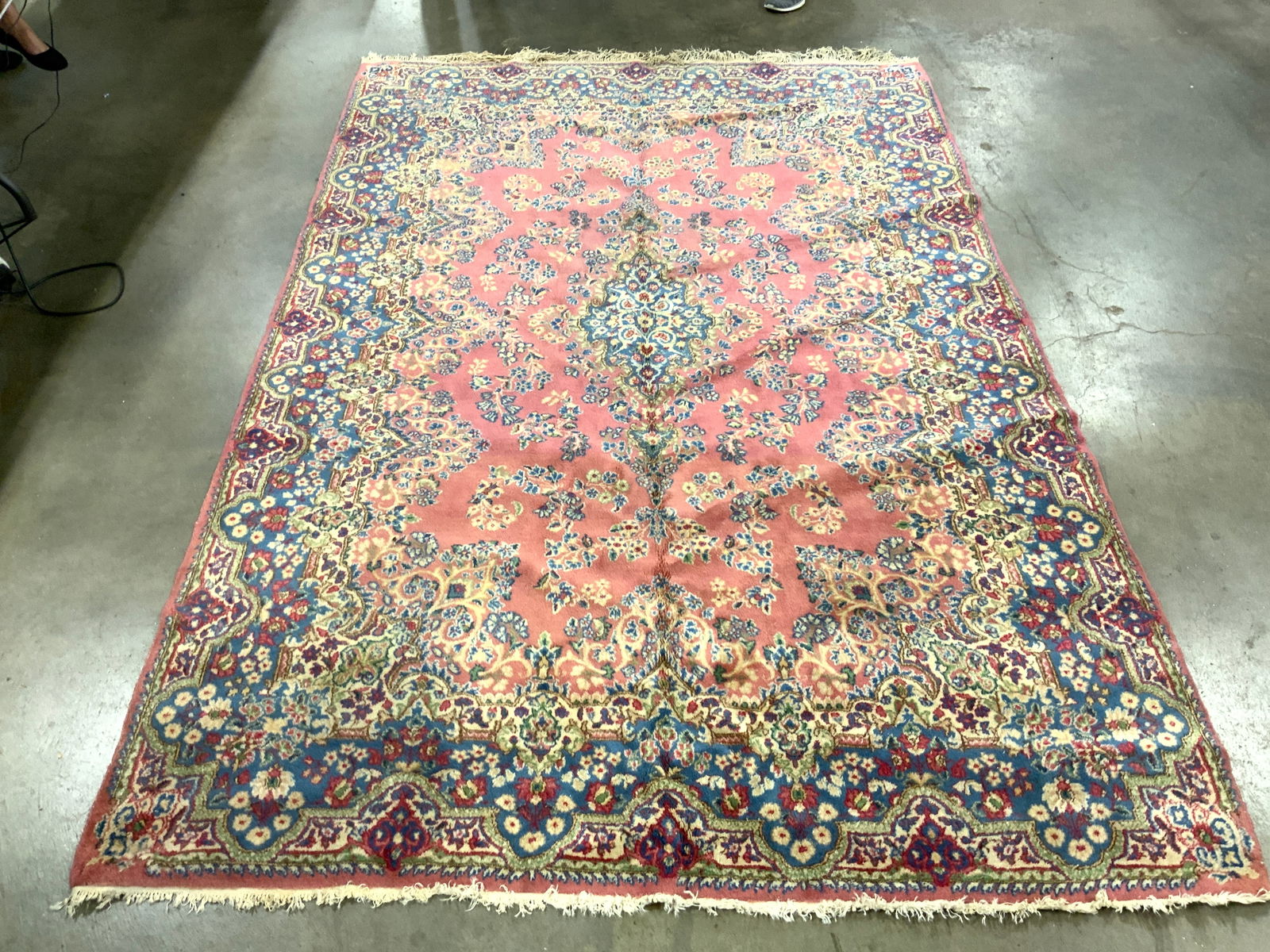 Vintage Handmade Oriental Wool Rug (1 of 8)