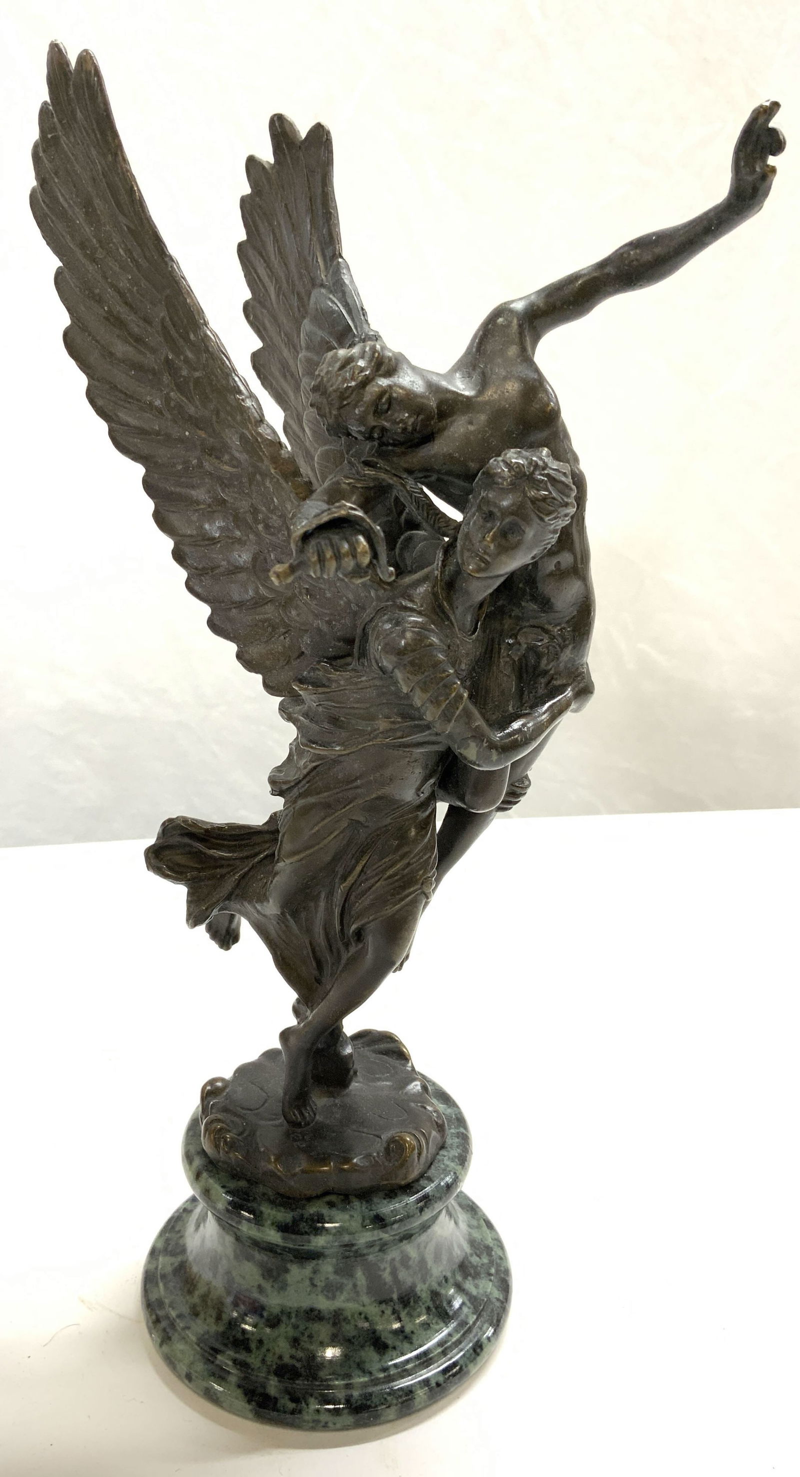 GLORIA VICTIS Bronze Figure On Marble Base (1 of 7)