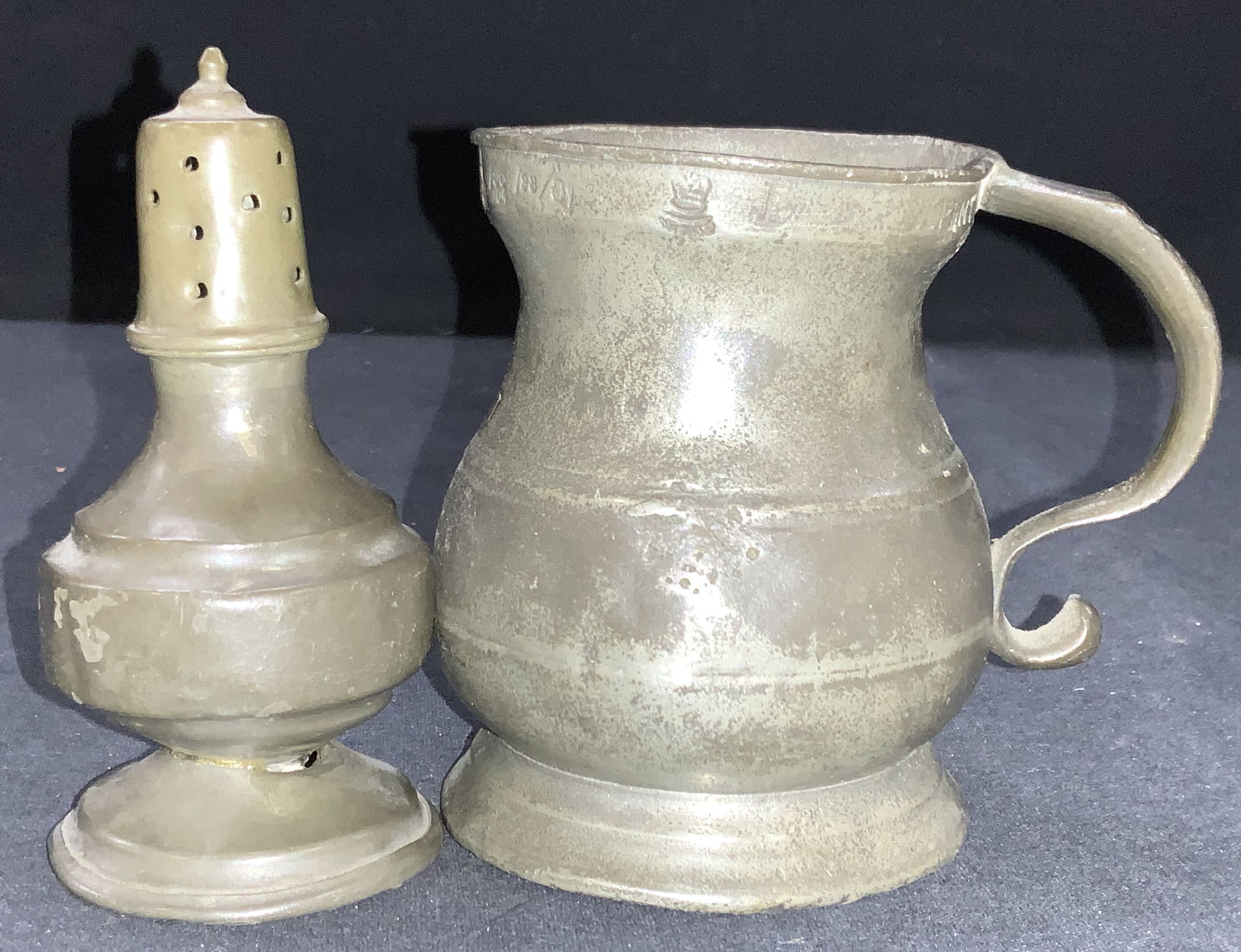 2 Vintage Pewter & Metal Kitchen Accessories (1 of 8)