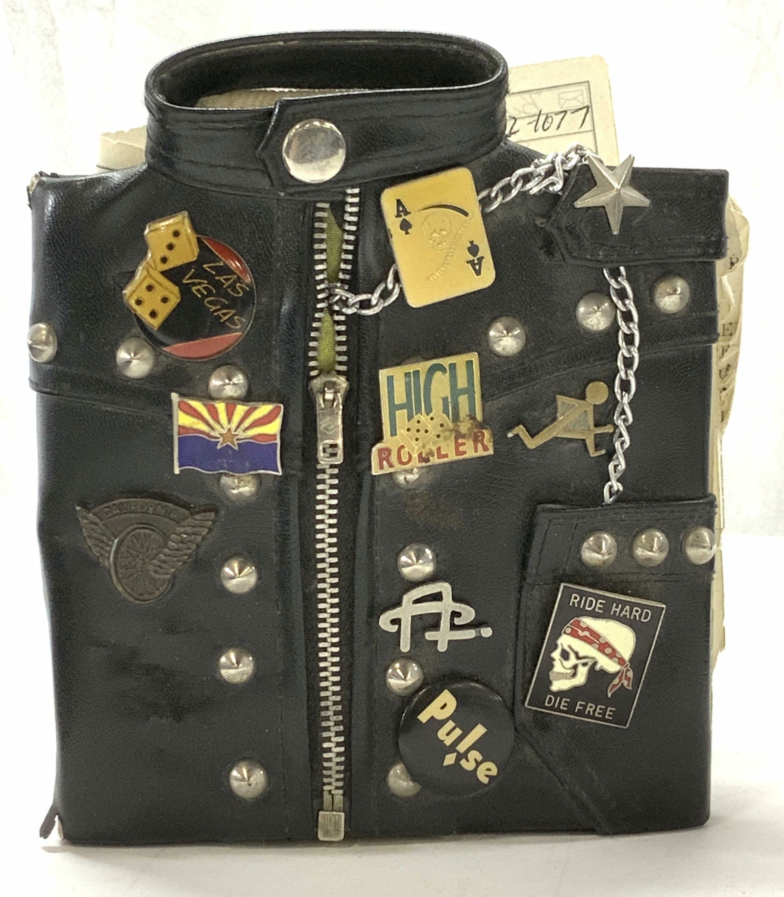 Loncraine Broxton Fuax Leather Jacket Address Book (1 of 10)