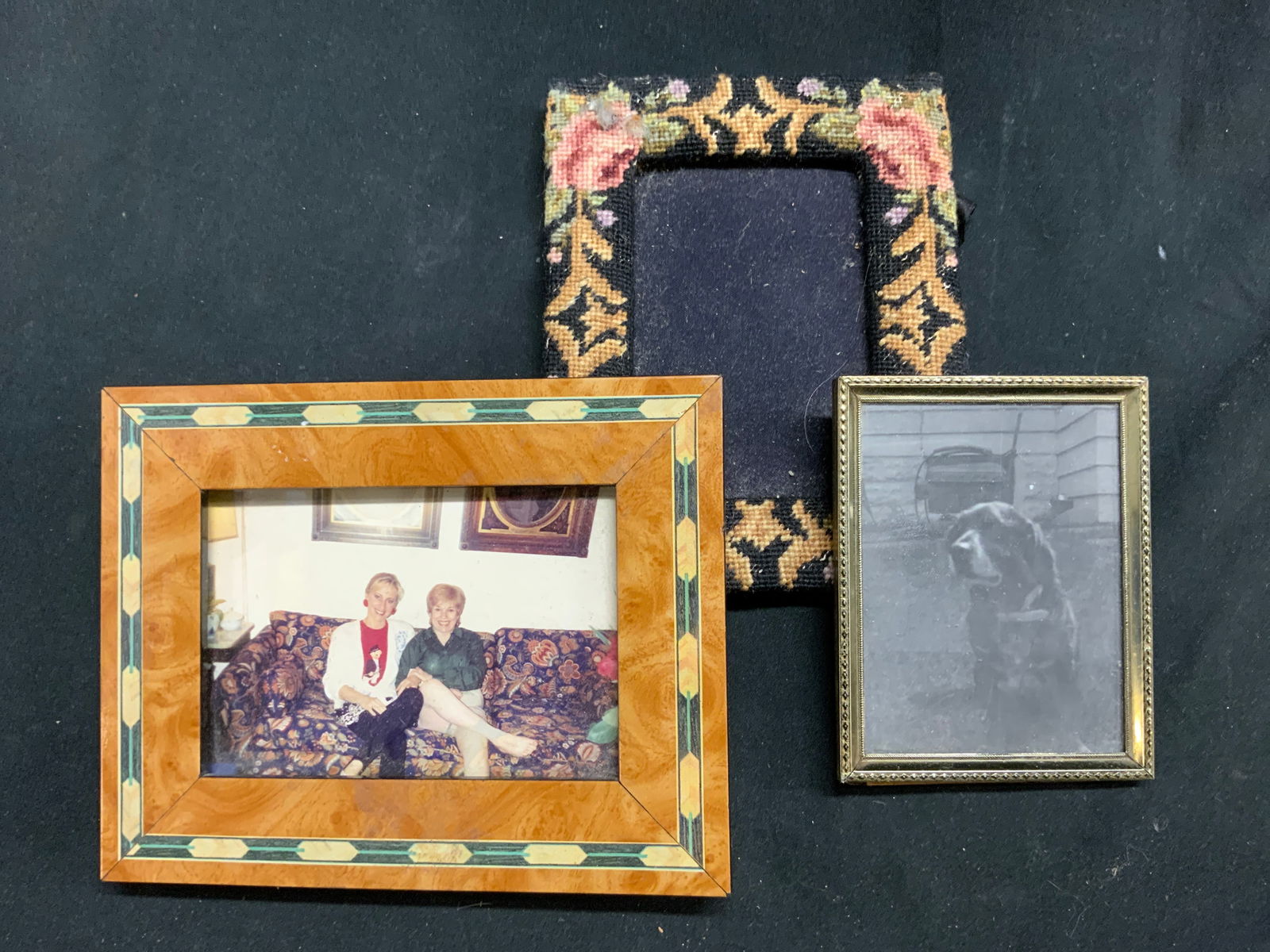 Lot 3 Vintage Assorted Picture Frames (1 of 9)