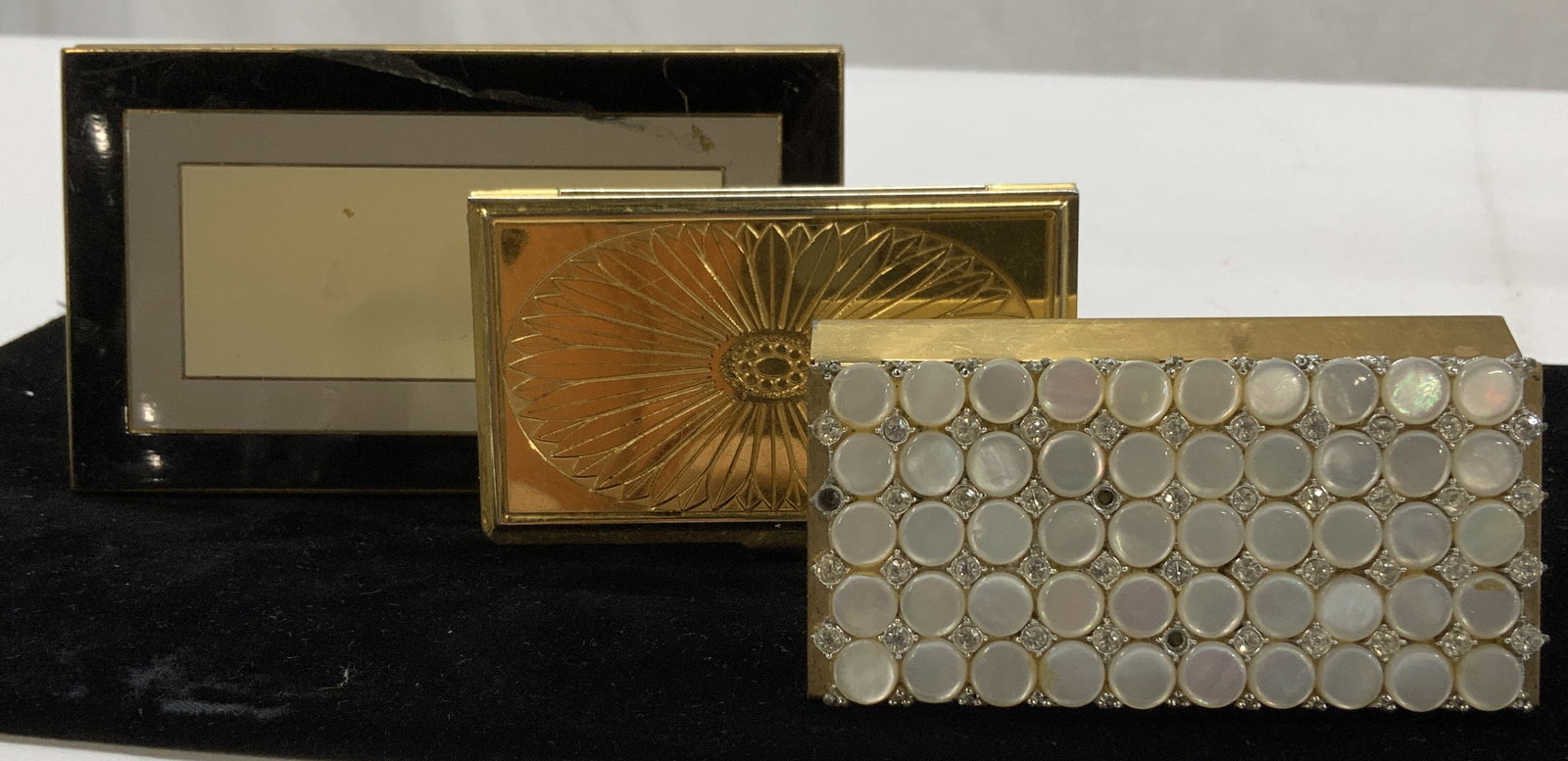 Lot 3 Metal Business Card Holders, Trinket Box (1 of 7)