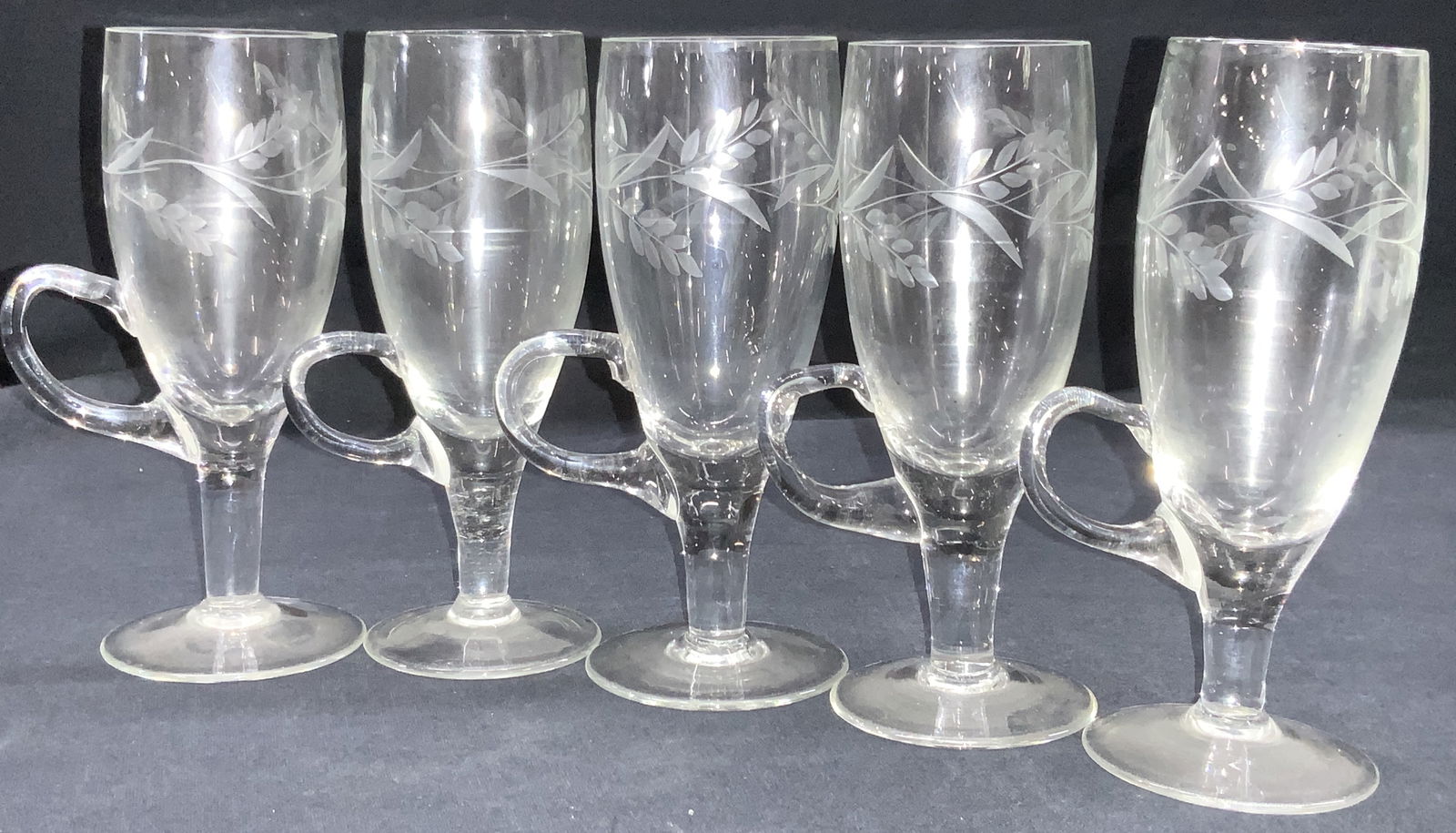 Set 5 Cut Glass Stemware (1 of 6)