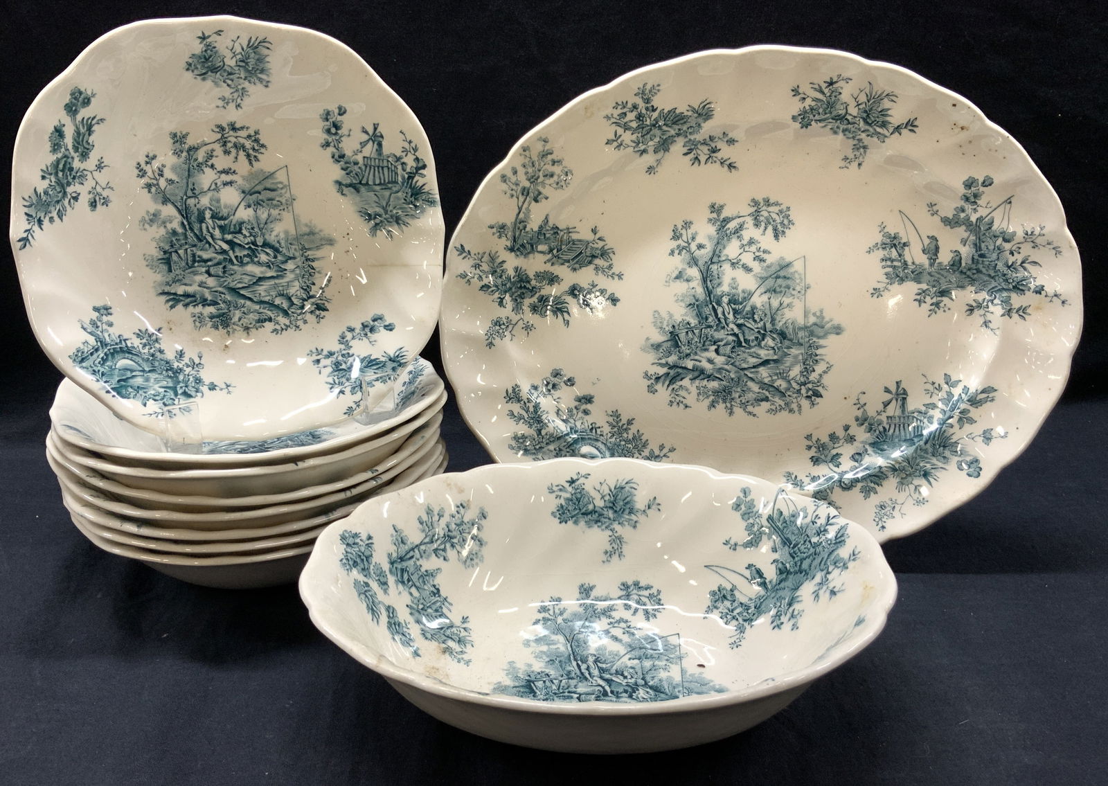 Johnson Bros Set 10 Ceramic Dishes (1 of 10)