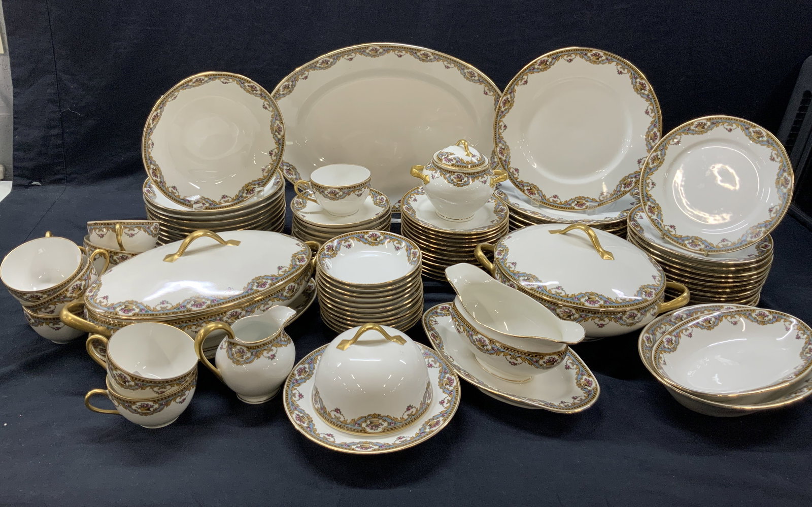 Limoges 80+ Porcelain Serving Dish Set, France (1 of 18)