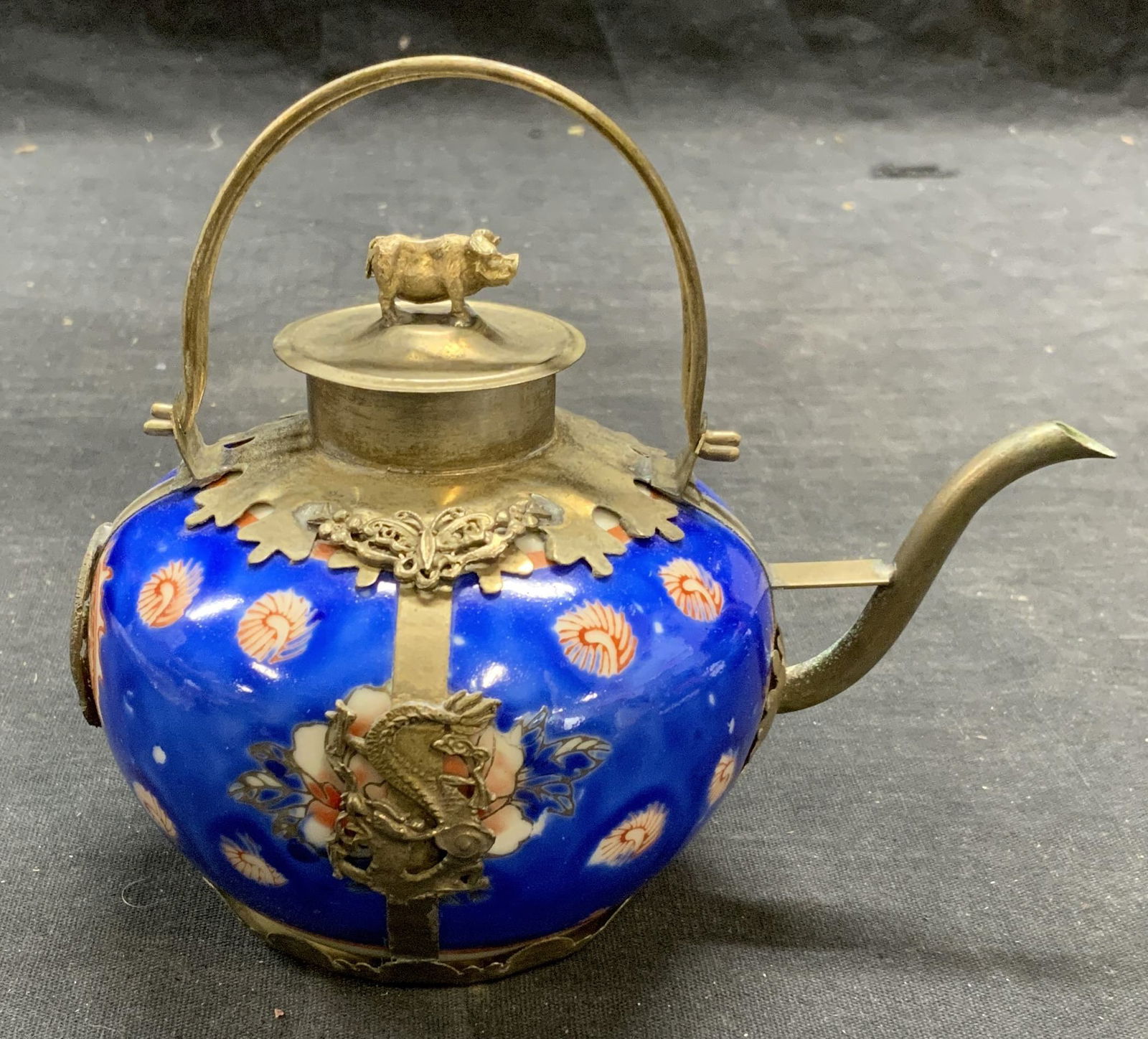Handcrafted Asian Porcelain Dragon Teapot (1 of 6)