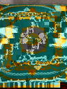 FABERGE Green Silk Scarf