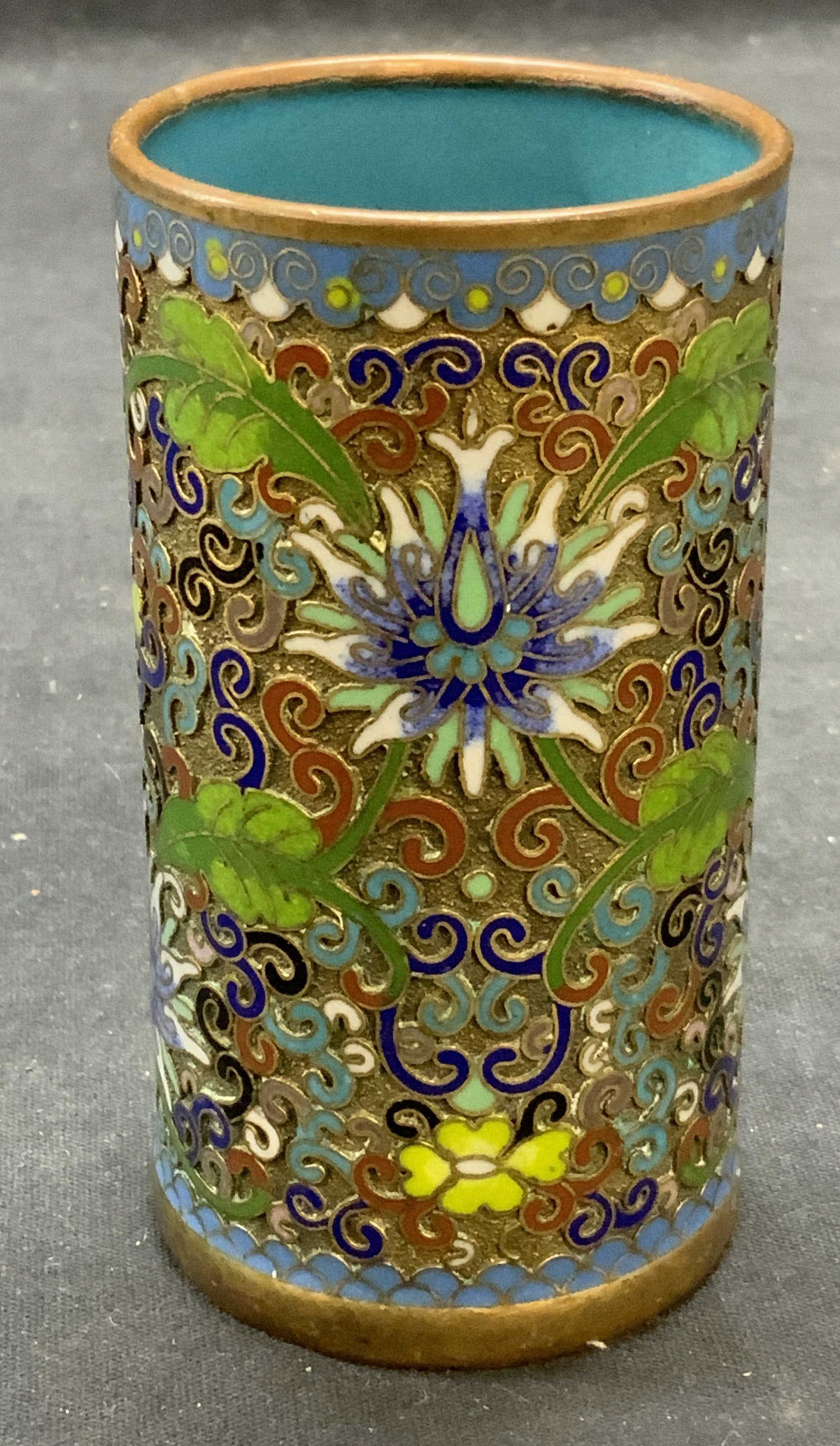 Vintage Asian Cloisonne Vase (1 of 6)