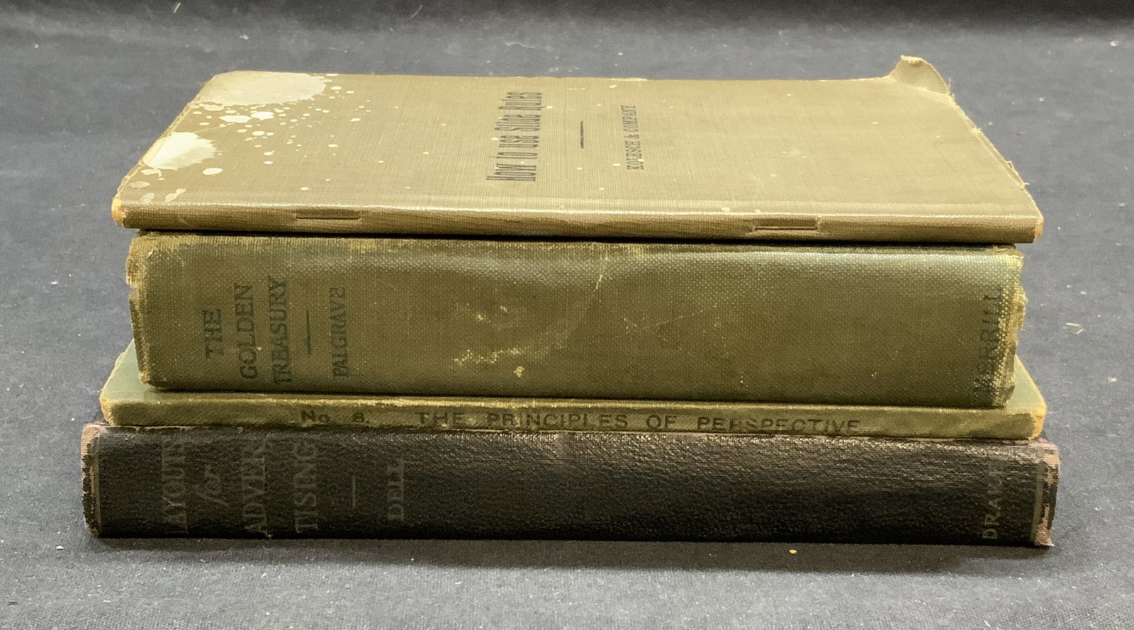 Lot 4 Antique & Vtg Books, Advertising, More c1911 (1 of 13)