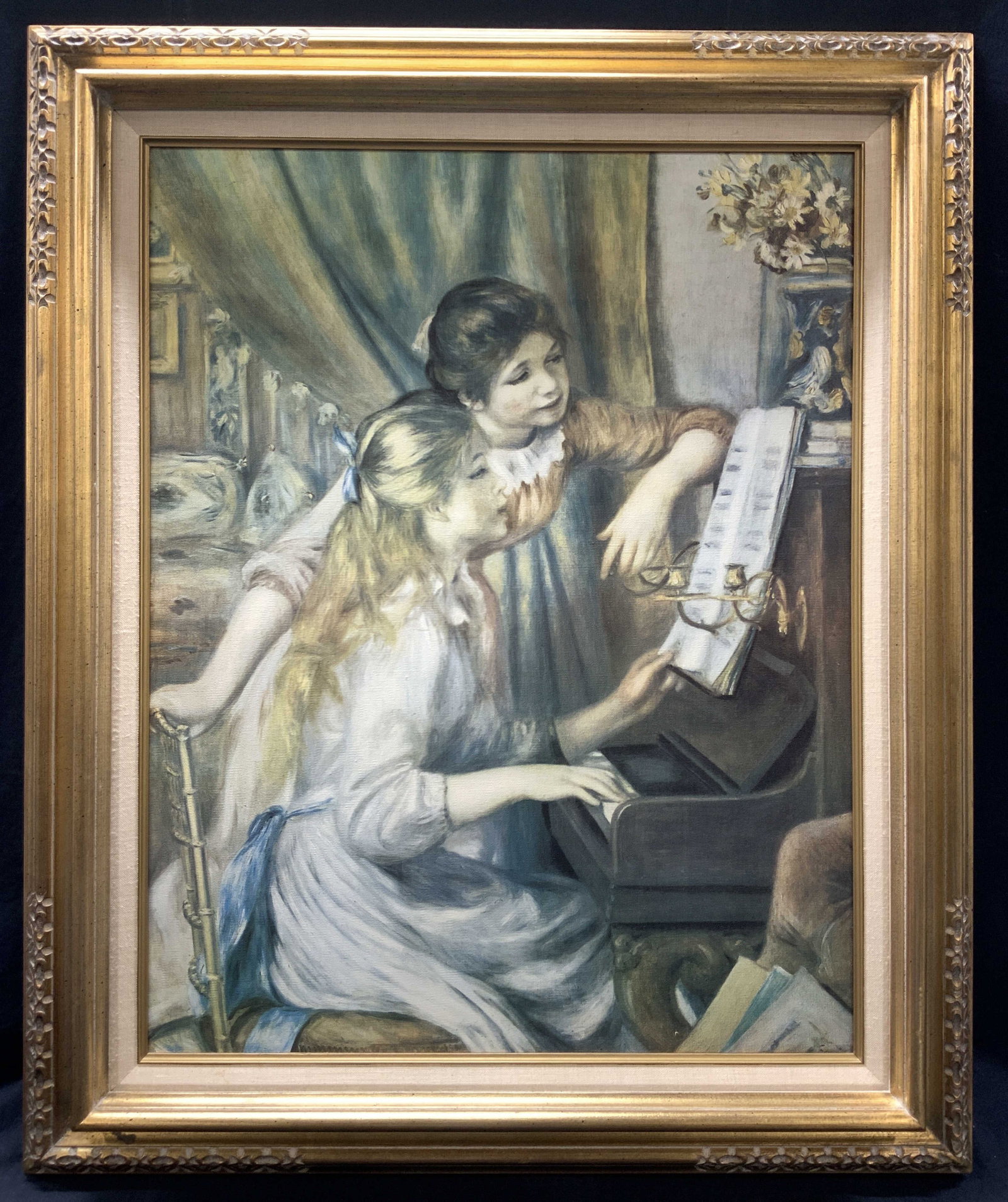 Girls At The Piano Renoir Litho On Canvas (1 of 10)