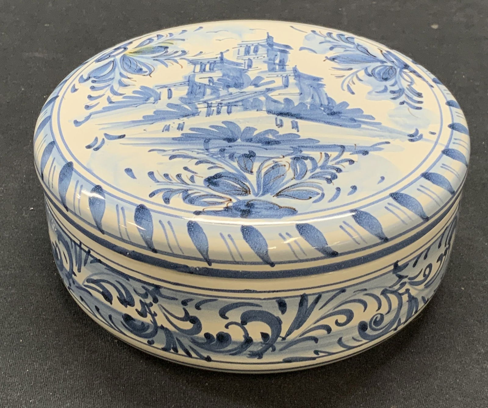 Vintage Albisola Pottery Dresser Box, Italy (1 of 7)