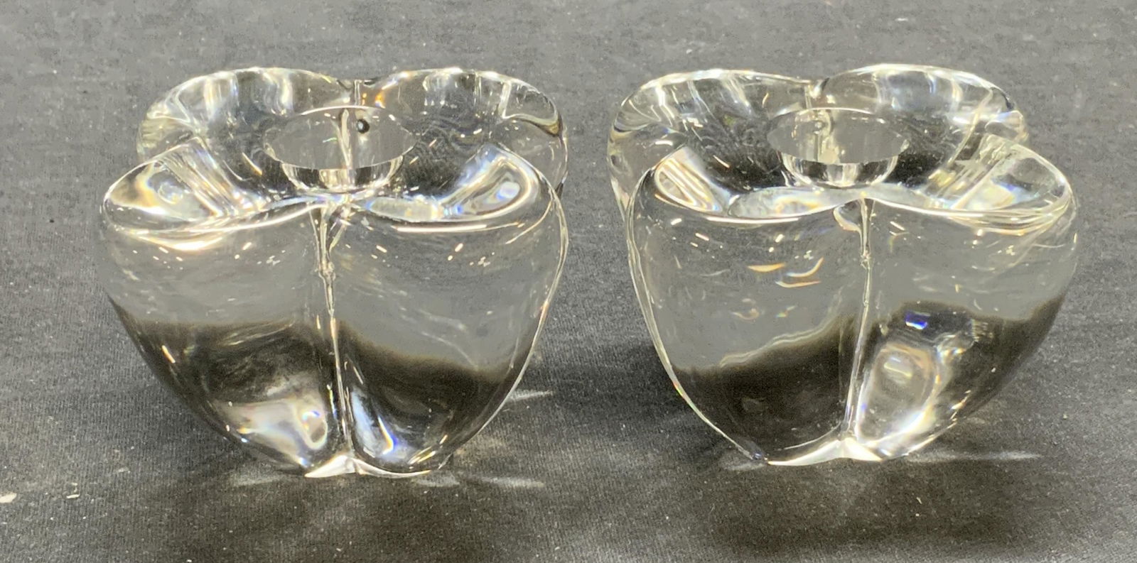Pair BACCARAT Crystal Candle Holders (1 of 7)