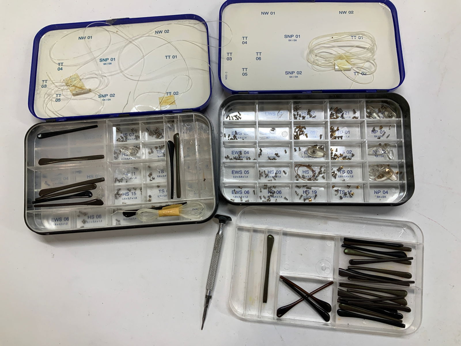 2 Boxes Vintage Eye Glass Hinge Screws & Access (1 of 7)