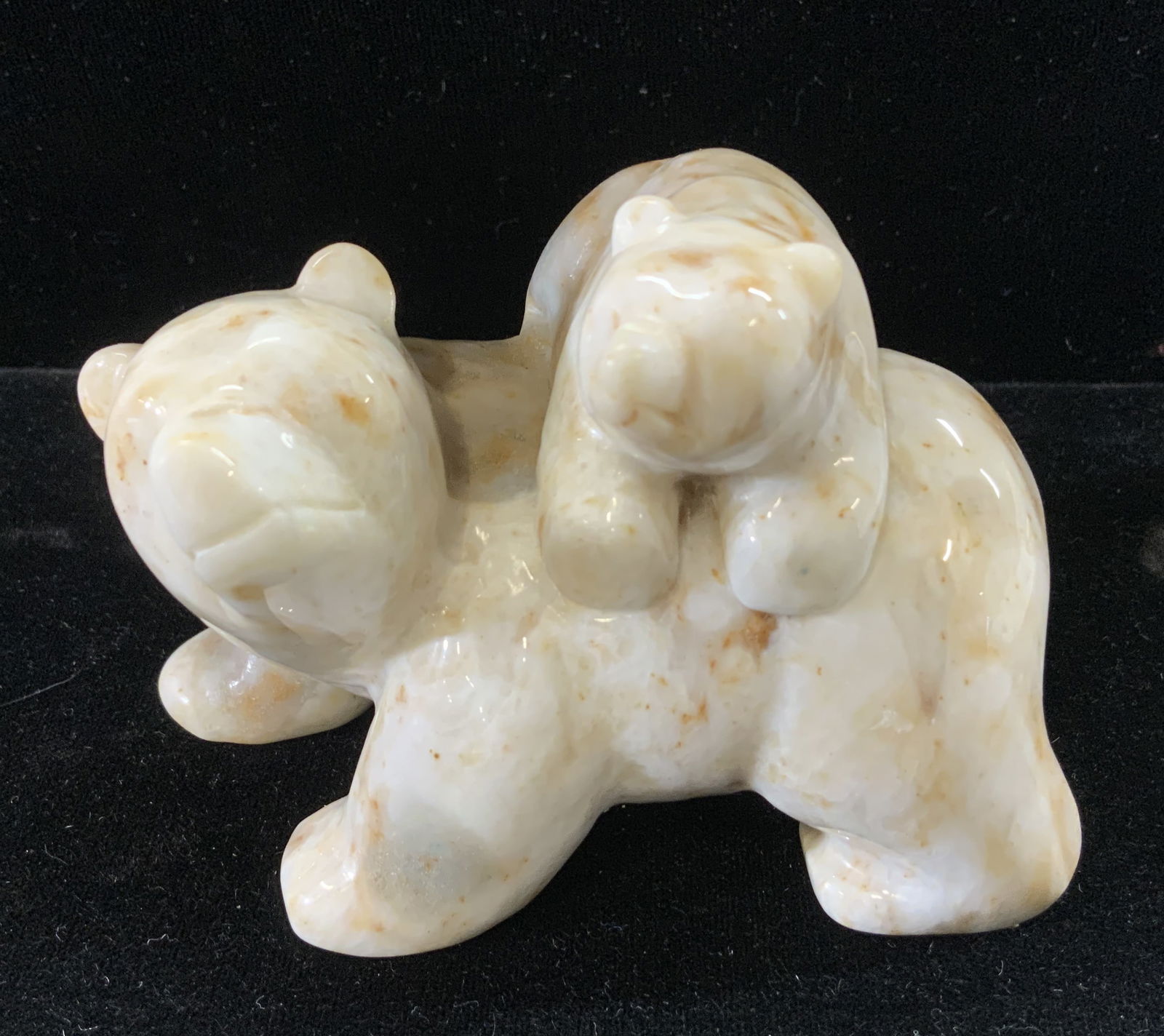 Carved Natural Stone Bear Figural (1 of 6)