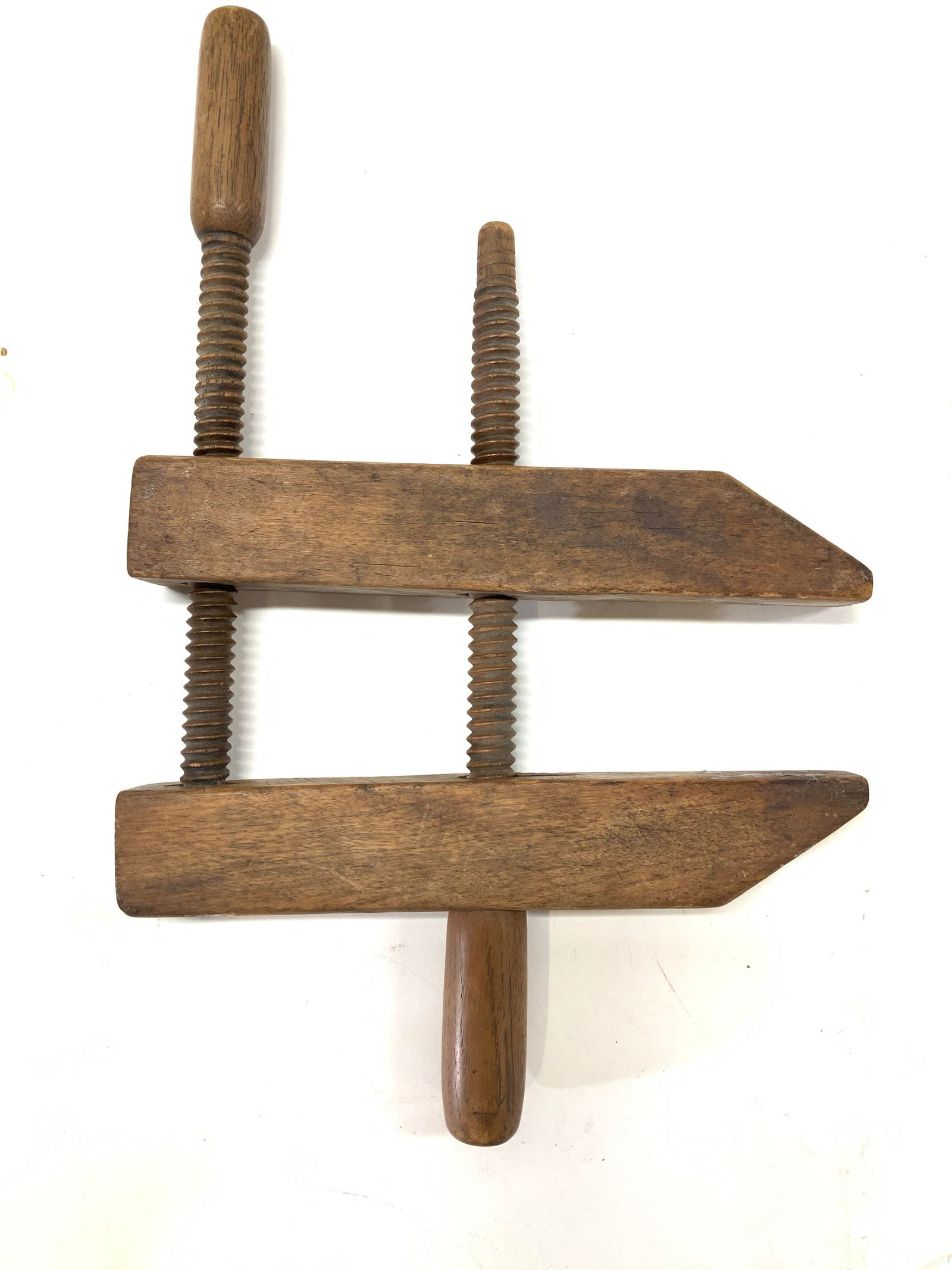 Antique Hand Crafted Wood Screw Clamp Tool (1 of 7)