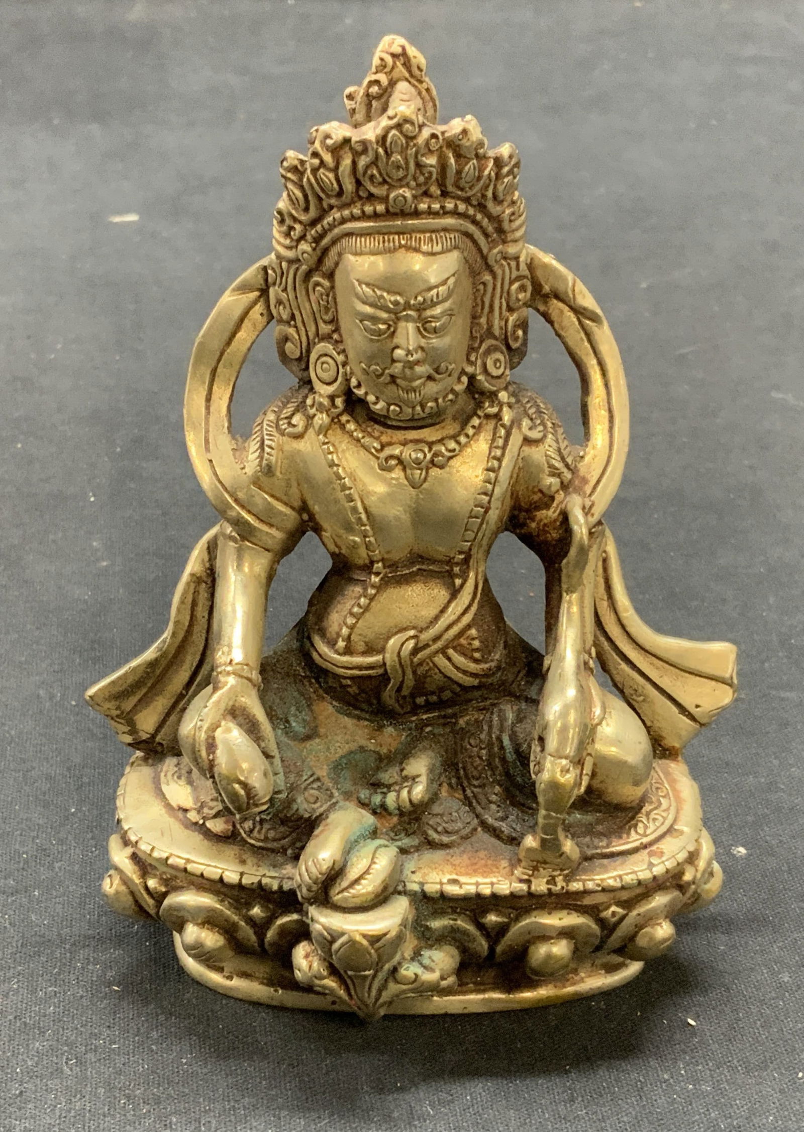 Stamped Metal Asian Hundu Deity Figural (1 of 6)