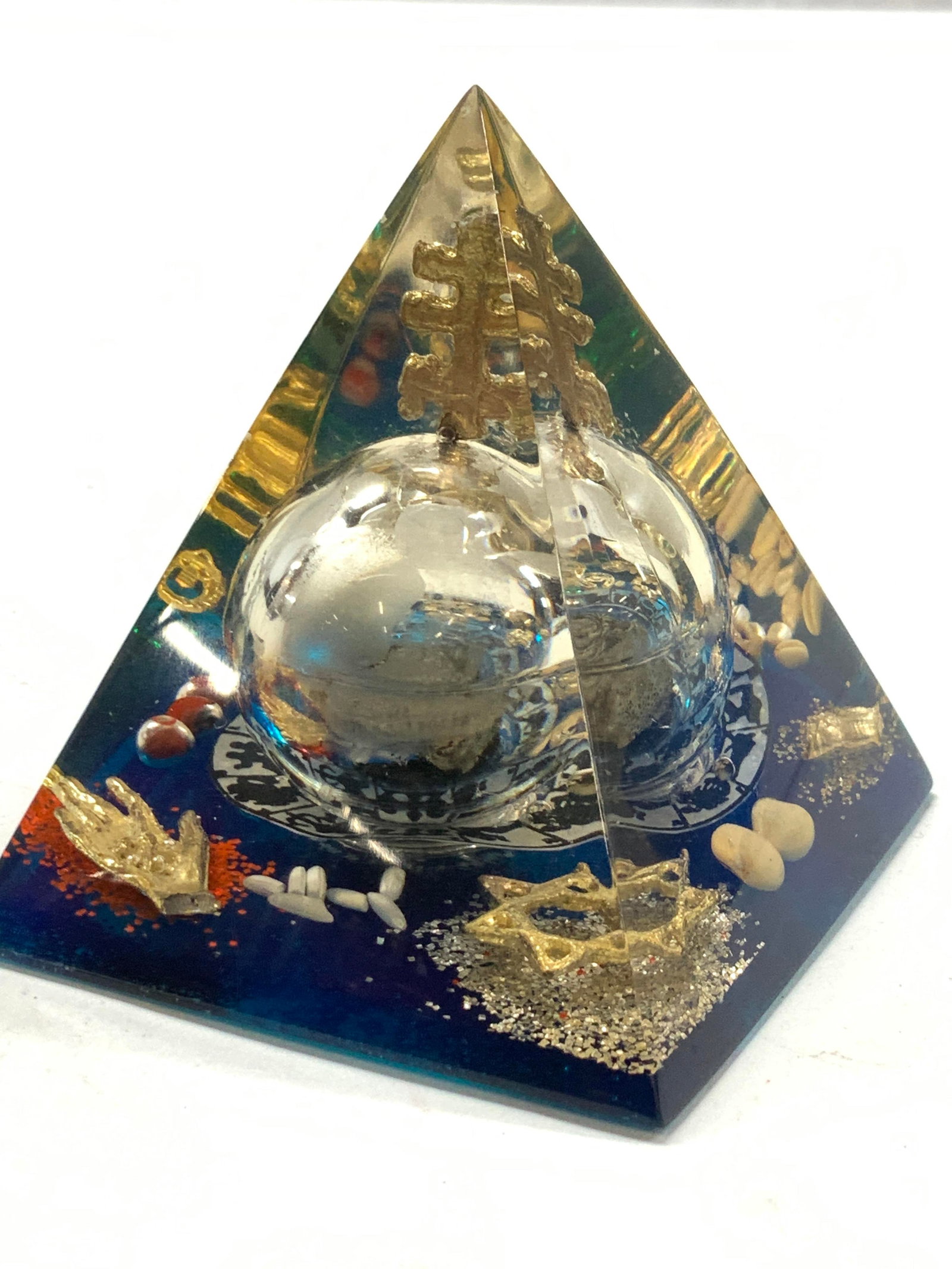 Meditational Pyramid w Judaica Multi Media (1 of 8)