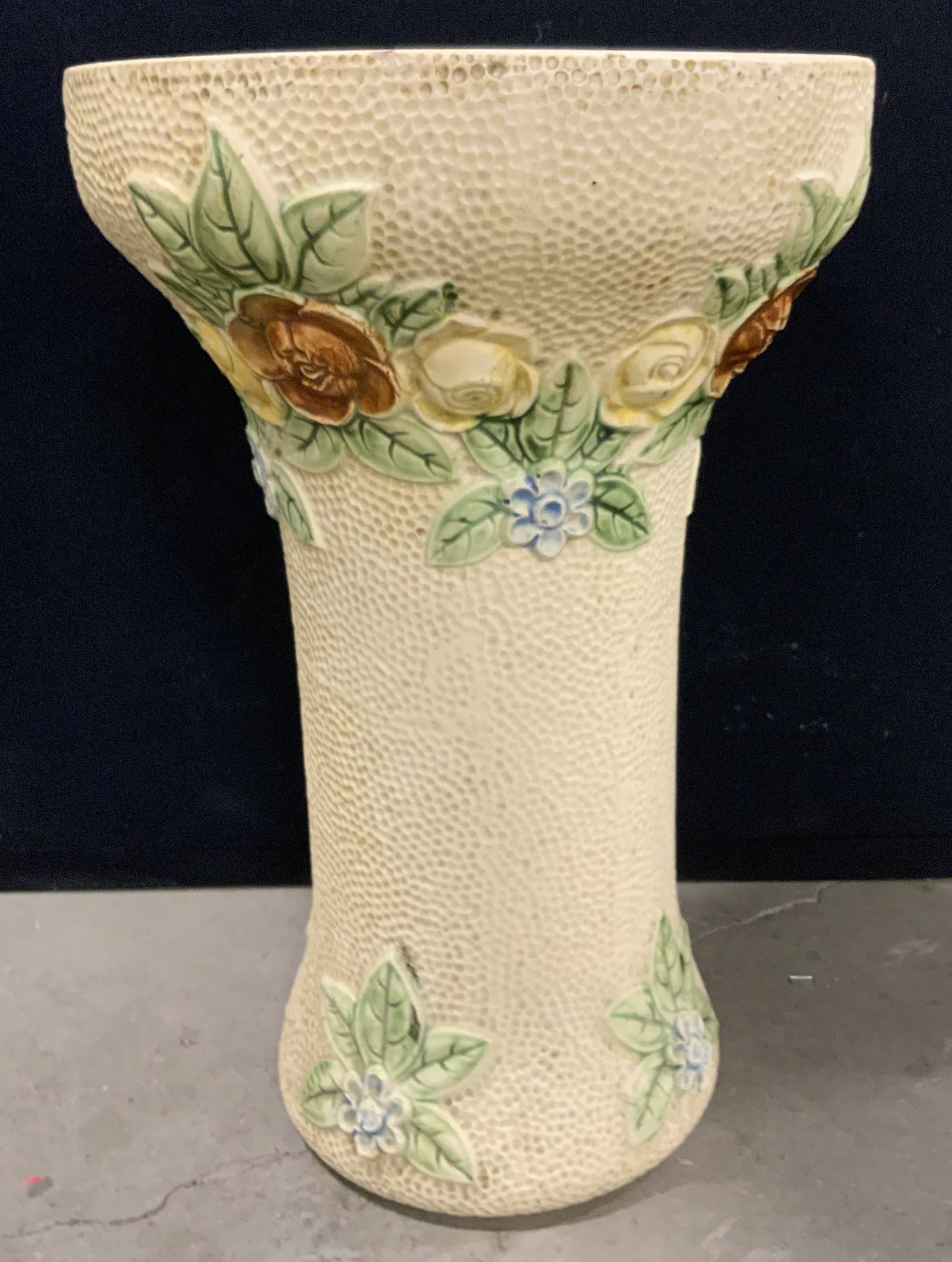 Oversized Vintage Floral Ceramic Vase (1 of 12)