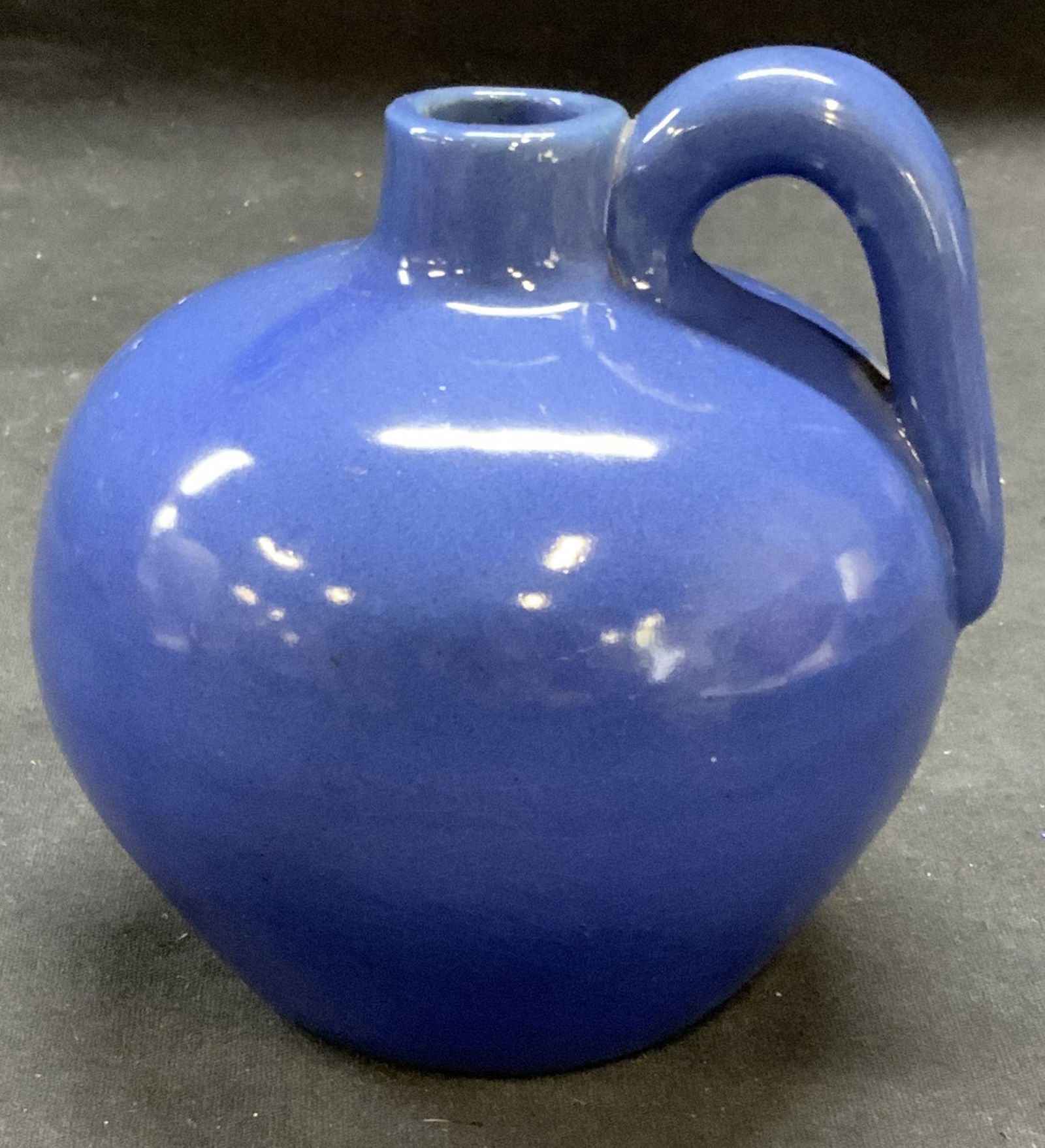 Vintage Blue Ceramic Jug (1 of 6)