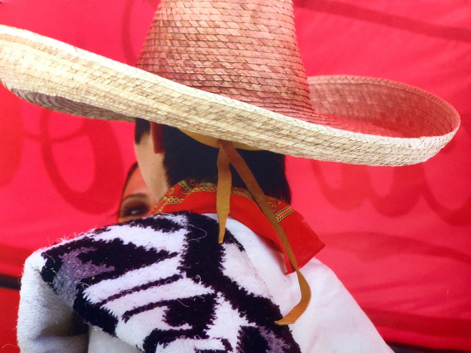 Mexican Sombrero Folk Art Canvas Print (1 of 6)