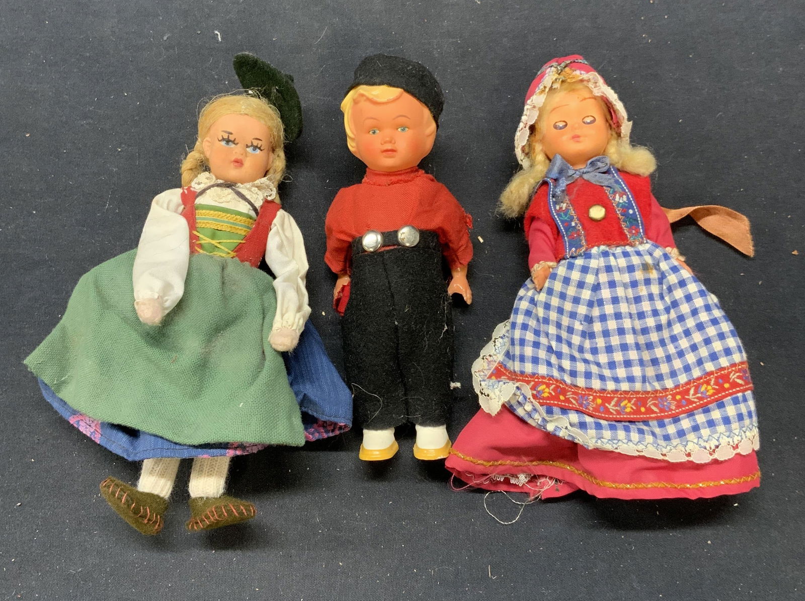 Lot 3 Vintage Composite & Wind Up Dolls (1 of 7)