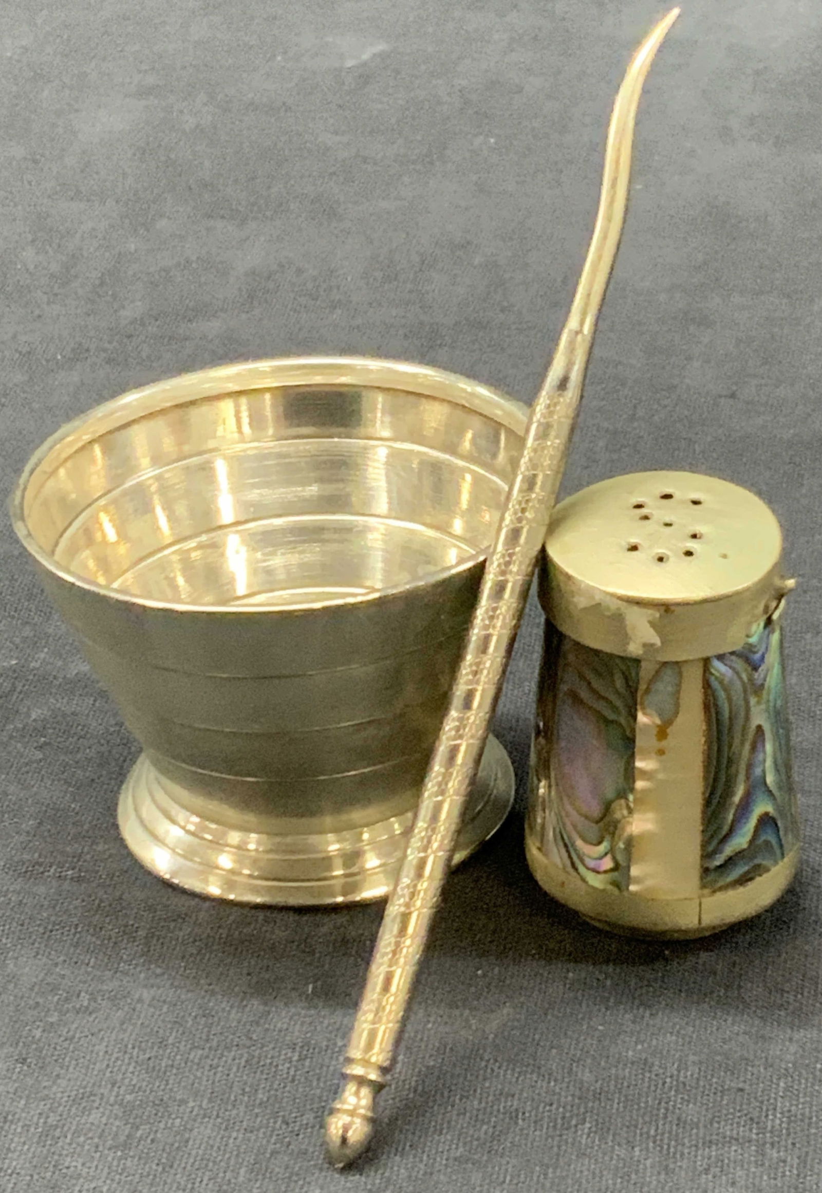 Lot 3 Sterling & SP Tabletop Accessories (1 of 11)