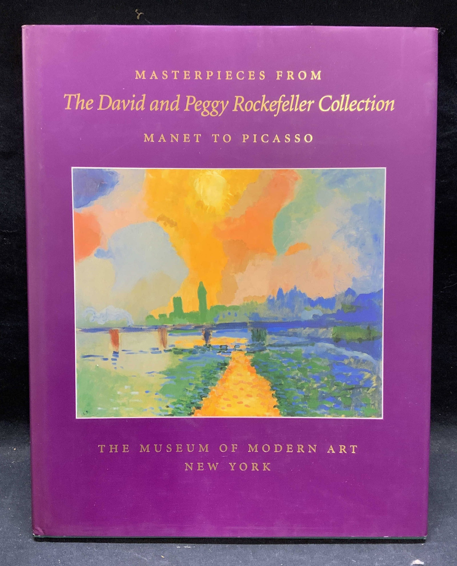 Masterpieces Rockefeller Collection Art Book 1964: Hardcover copy of Masterpieces from the David and Leggy Rockefeller Collection Manet to Picasso. Published by the Museum of Modern Art/Abrams, 1994. Some genera, shelf wear consistent with exposure. M