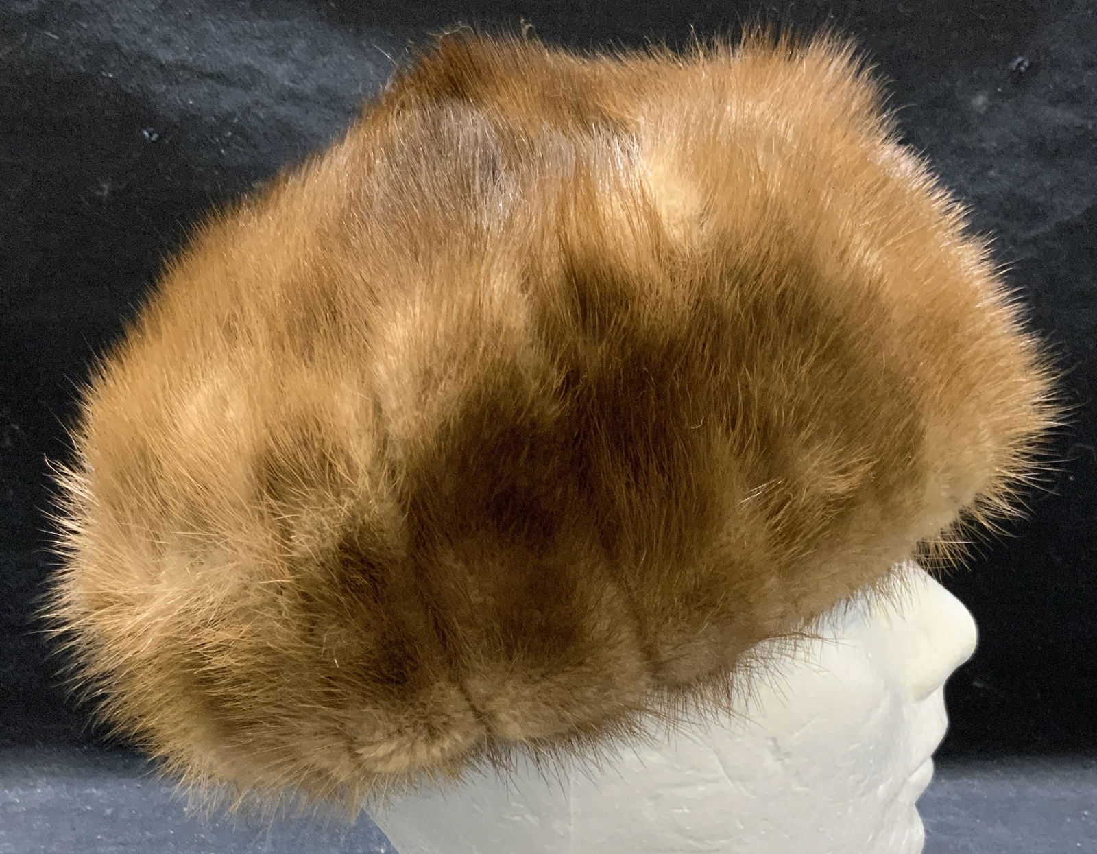 Vtg Dece Original Brown Mink Fur Hat (1 of 6)