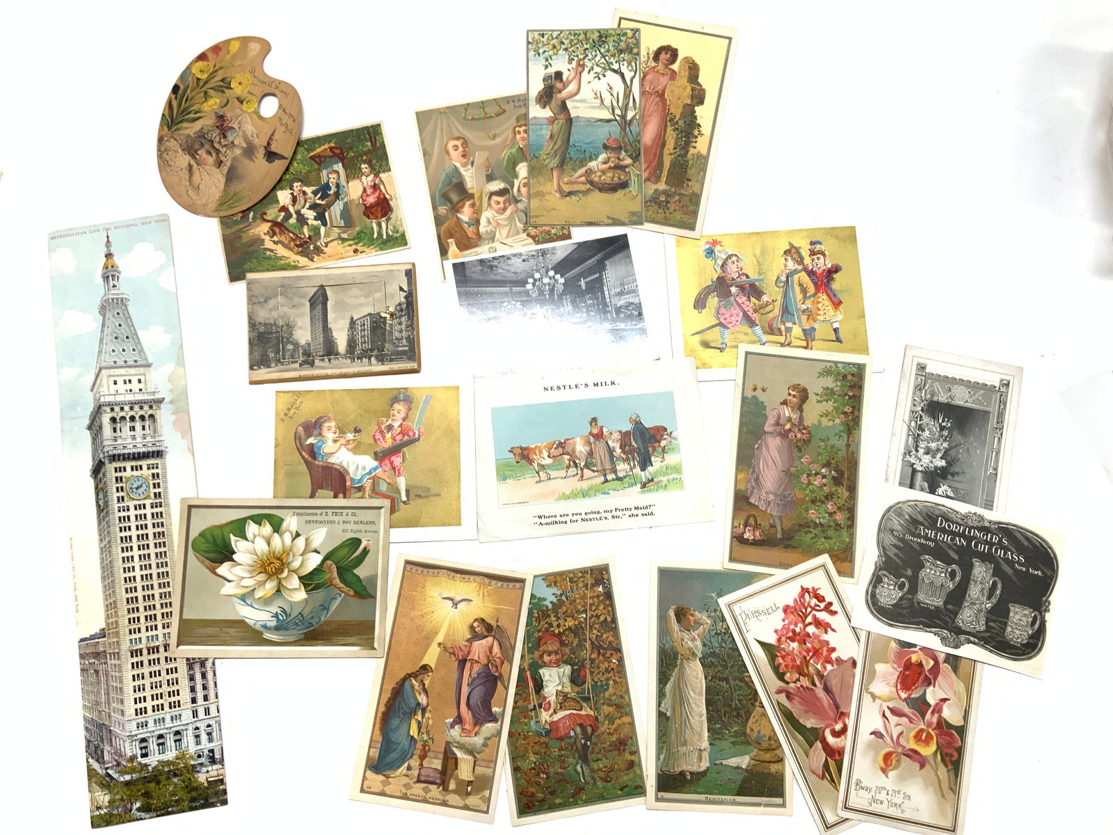 Antique lot of NYC Store Ad Cards, Macys Ad Cards (1 of 14)