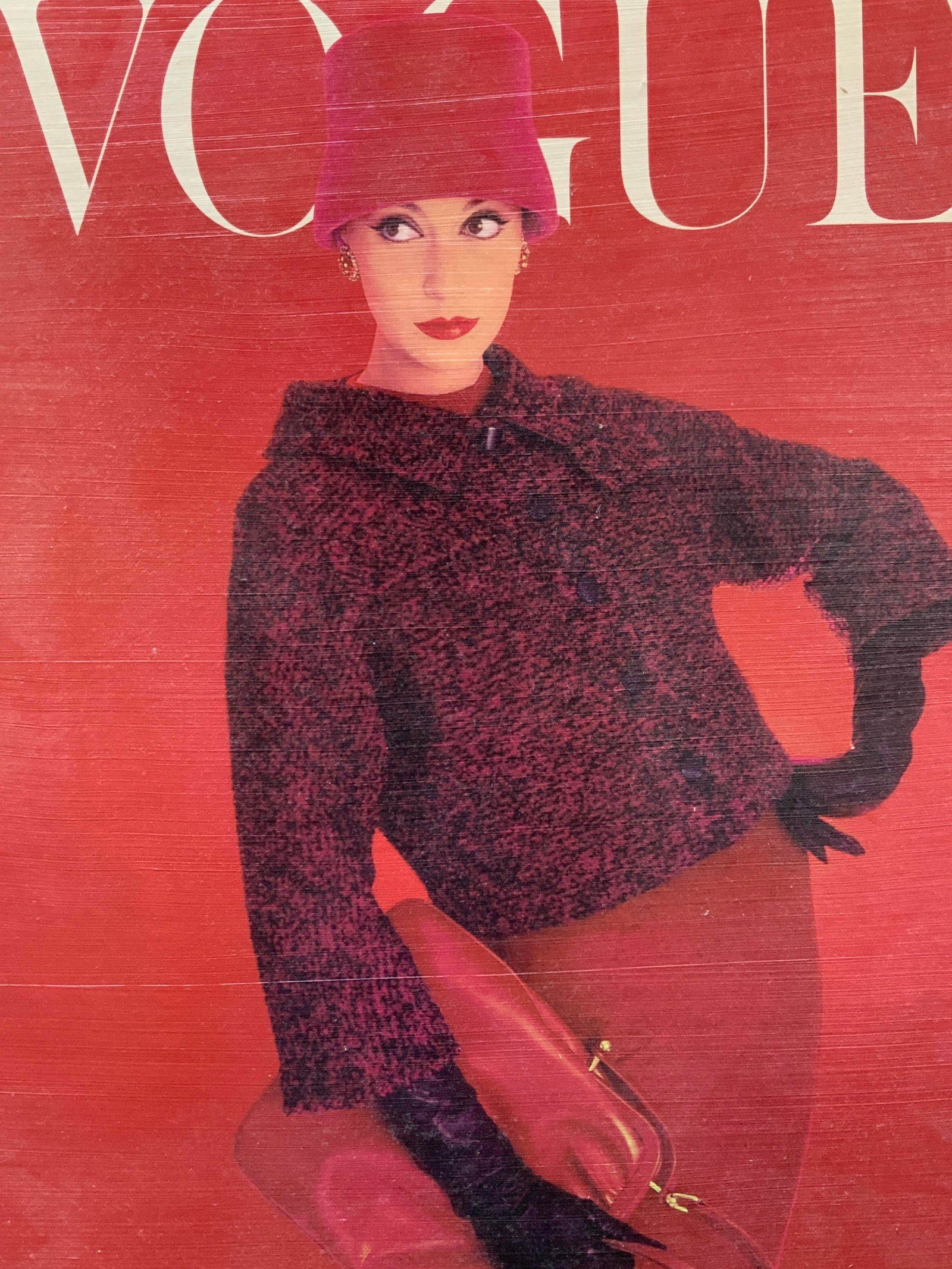 Norman Parkinson Vogue Cover (august 1956) Rose Red