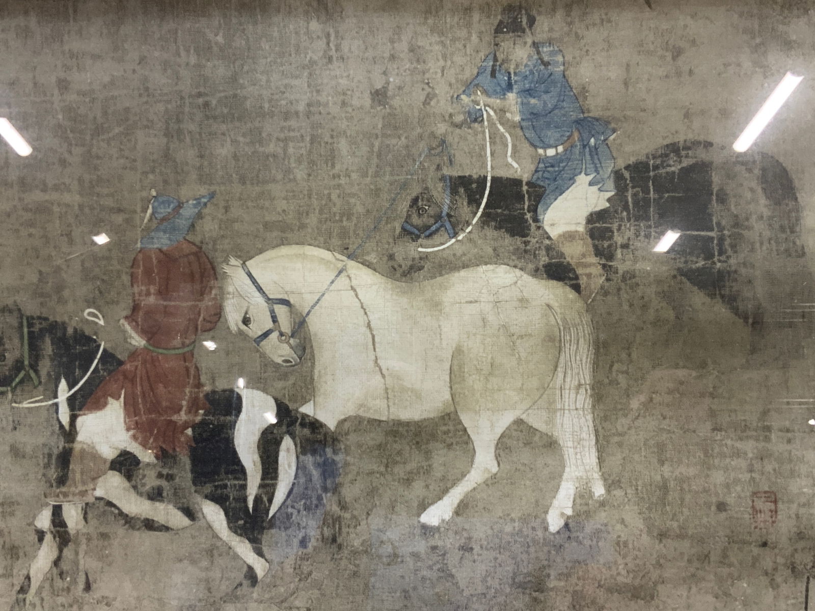 Zhao Mengfu Riders Leading White Horse Litho (1 of 9)