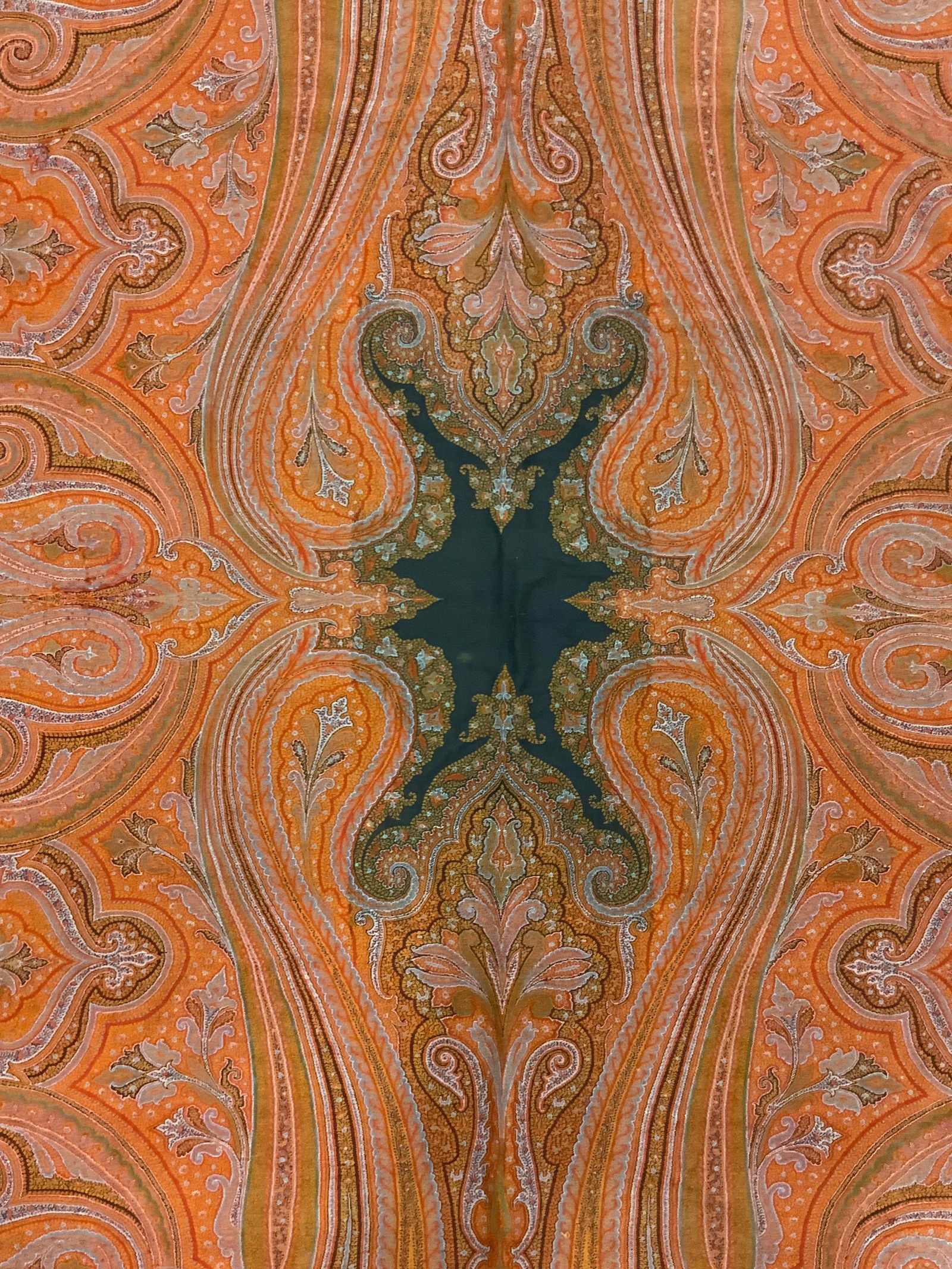 Vintage Handmade Paisley Patterned Textile (1 of 16)