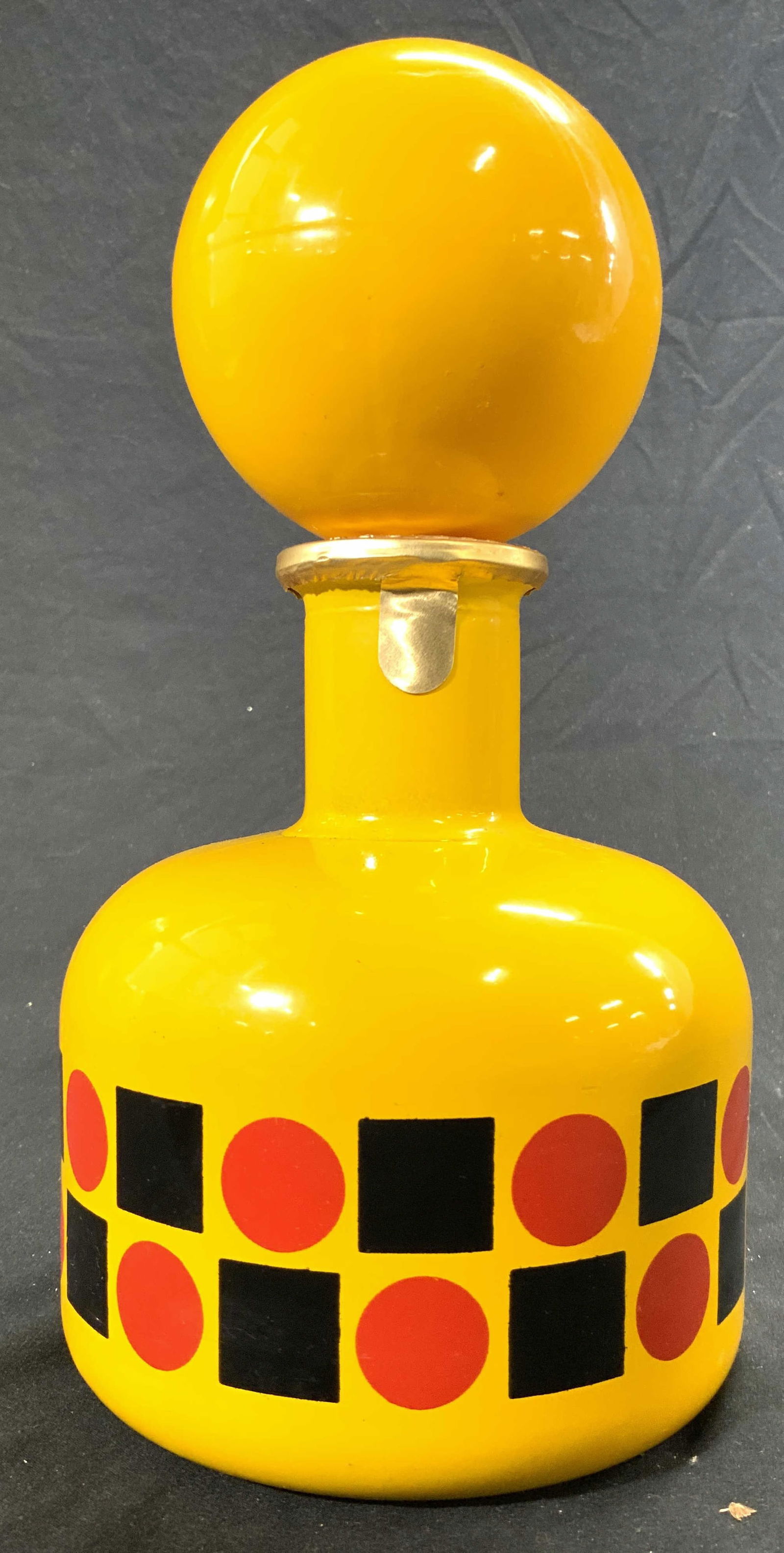 BOTTIGLIA Art Glass Decanter W Stopper (1 of 7)