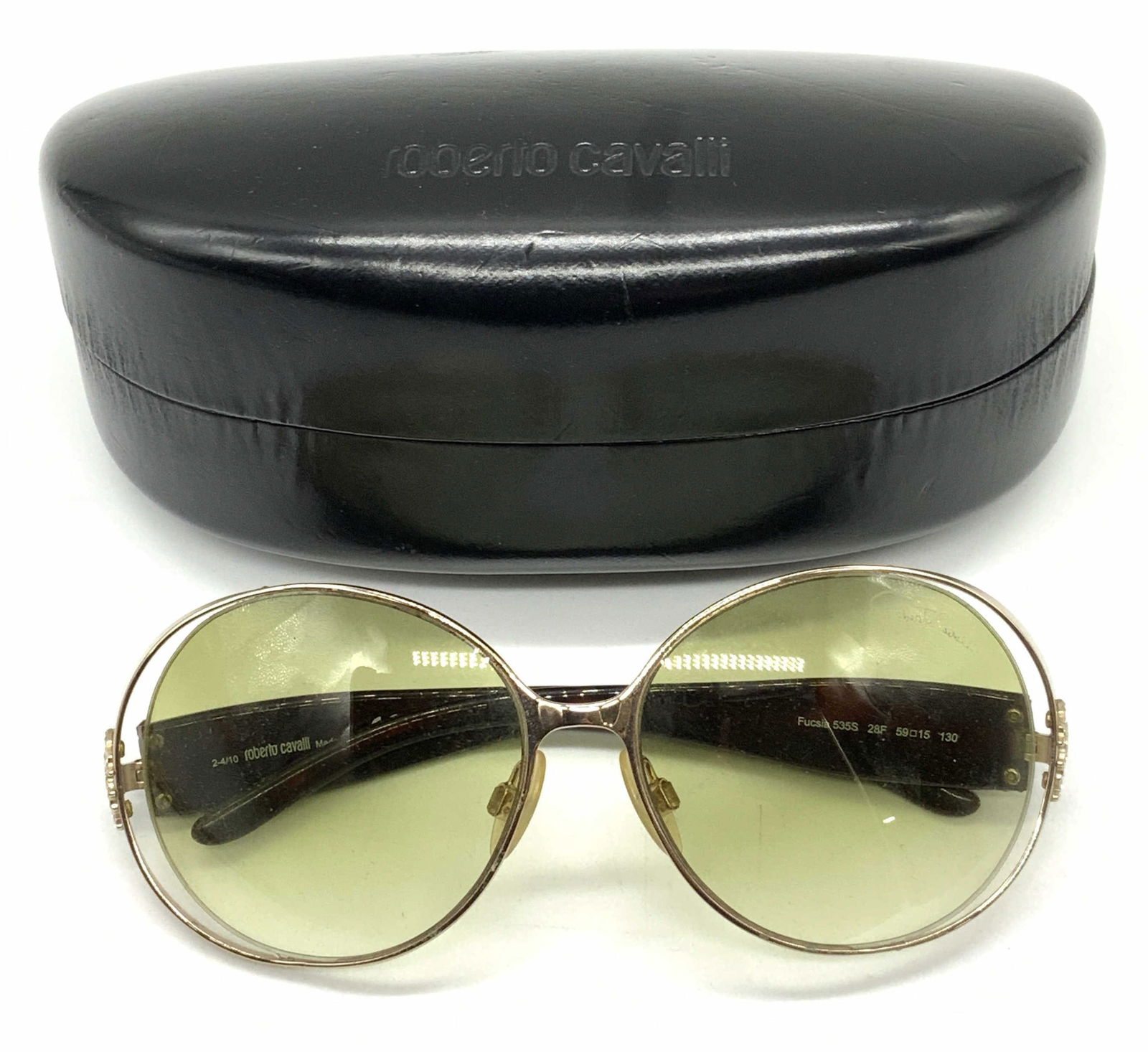 Roberto Cavalli Gold Tone Sunglasses, Italy (1 of 7)