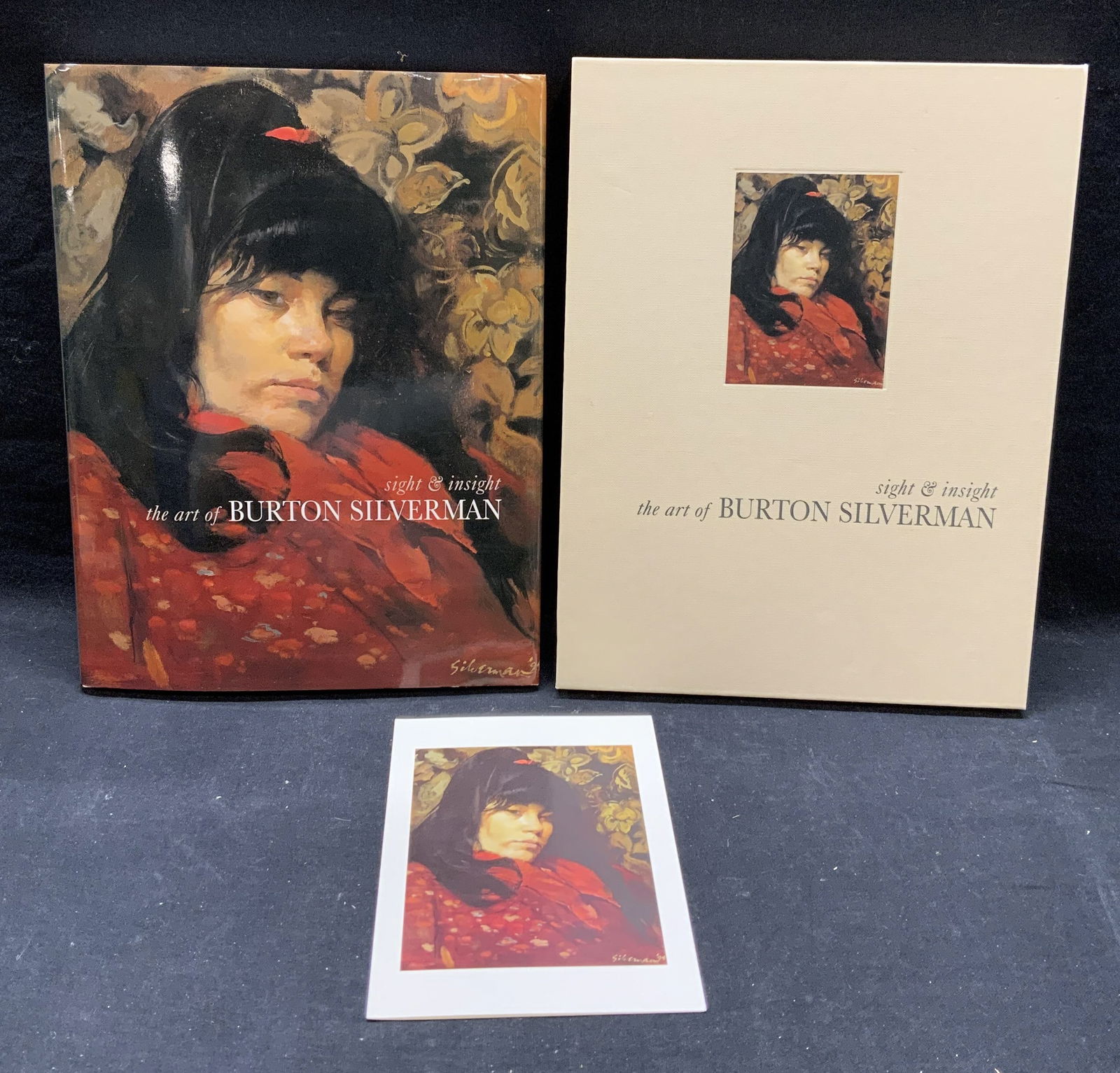 SIGNED Burton Silverman Book, Litho & Card (1 of 18)
