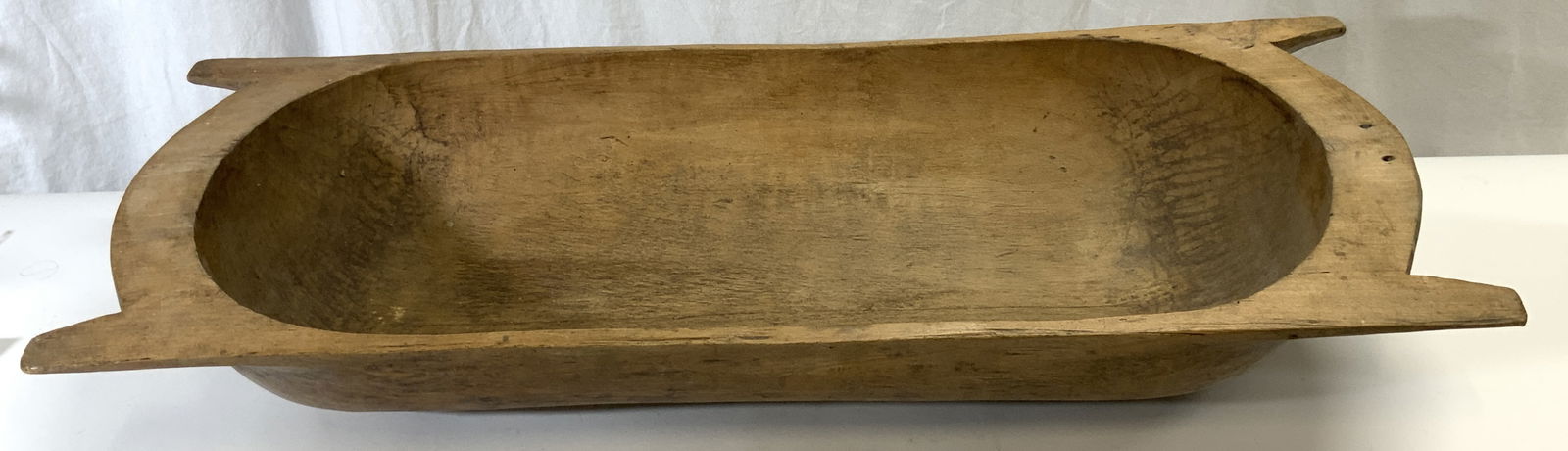 XL Oversized Antique Wooden Dough Bowl (1 of 16)