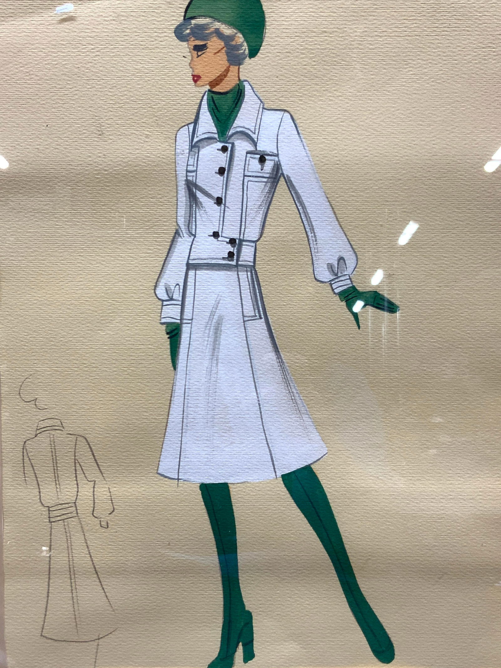 Modello Meuller Mixed Media Fashion Illustration (1 of 10)