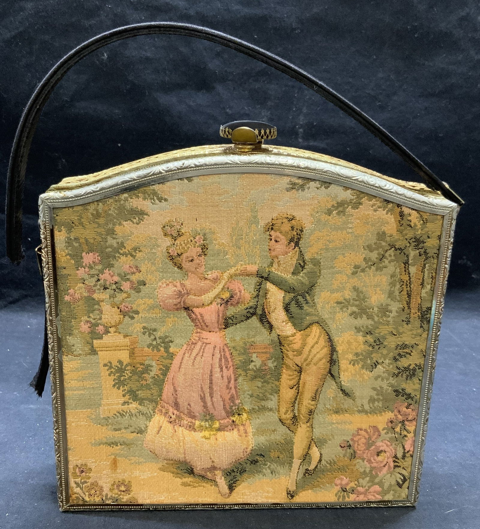 Vintage TYROLEAN Tapestry Handbag (1 of 9)