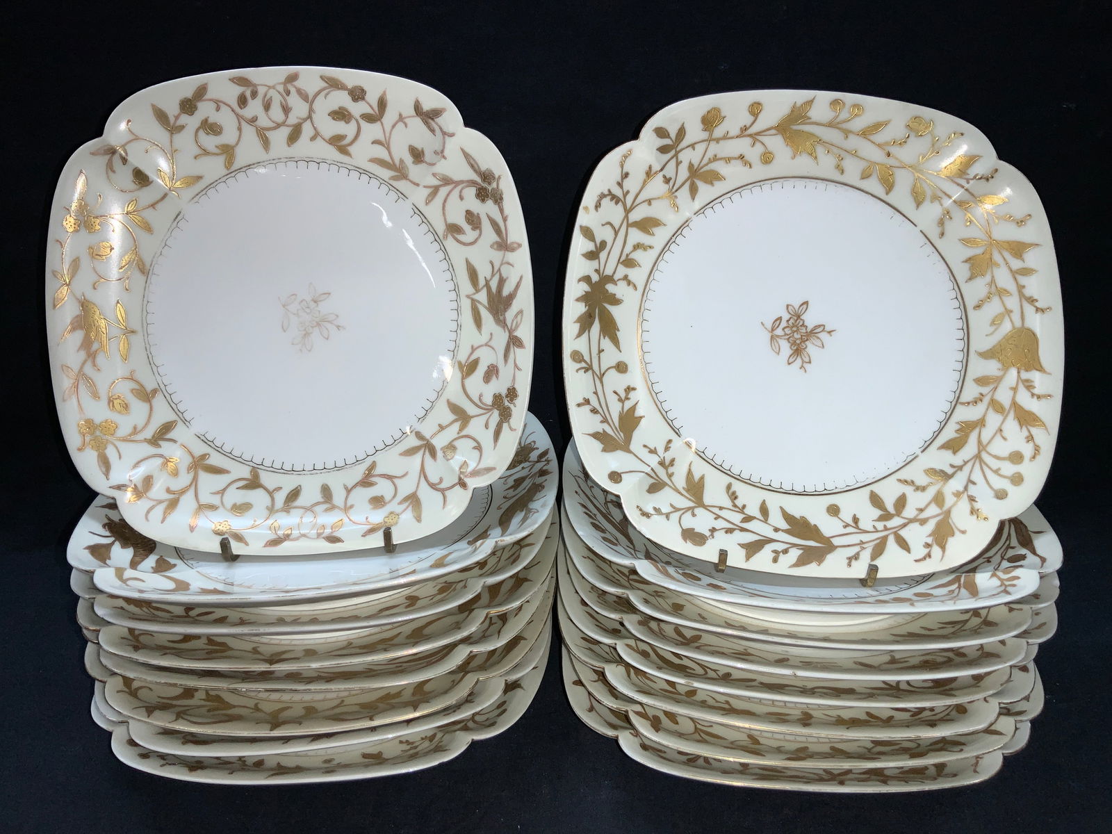 Set 16 Antique D&C Limoges Porcelain Dishes (1 of 9)