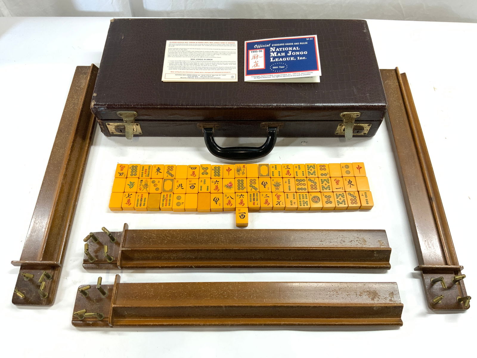 Set 68 Mah Jongg Game Set & Case (1 of 8)