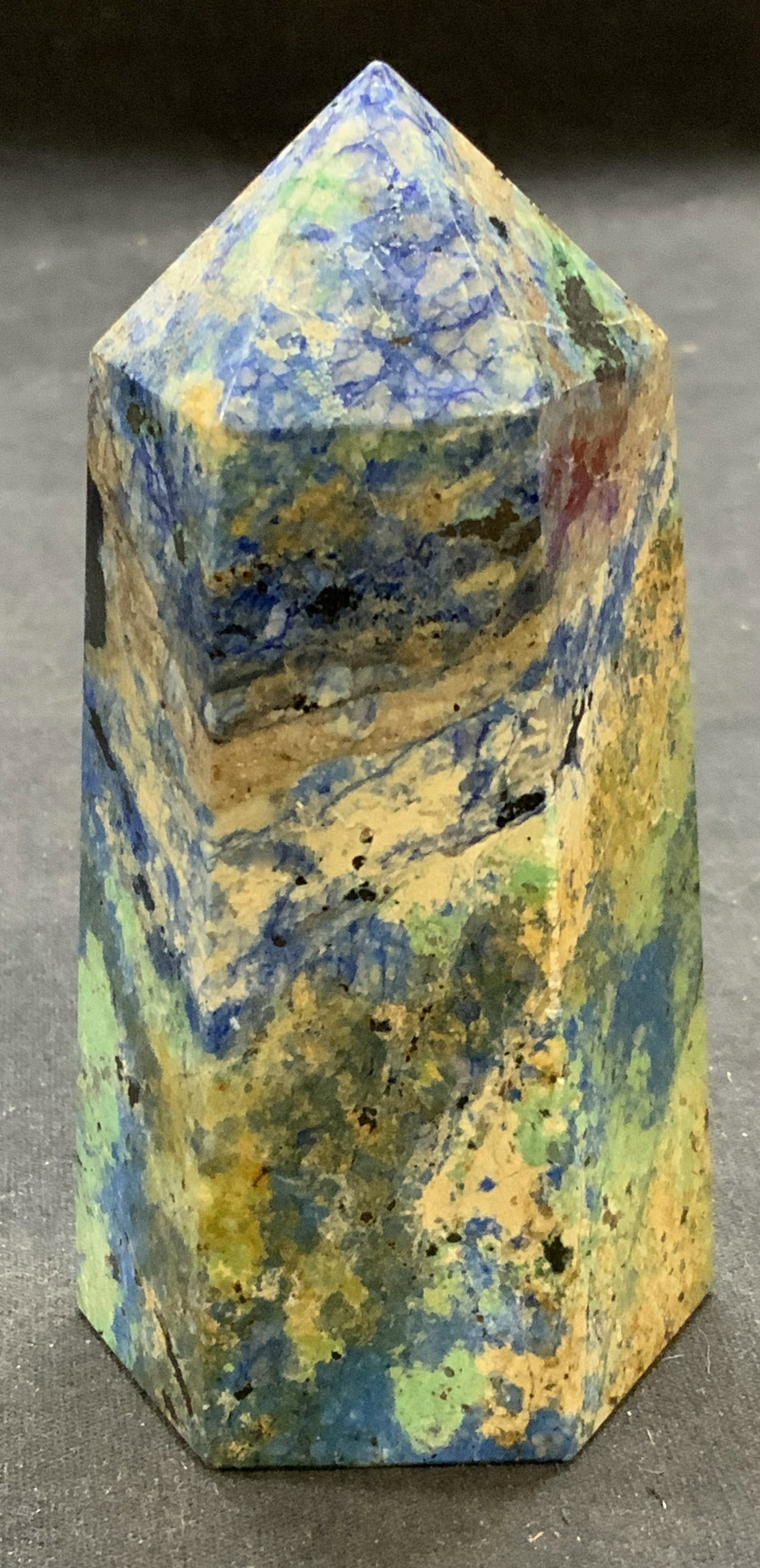 Polished Blue Apatite Obelisk Tower (1 of 6)