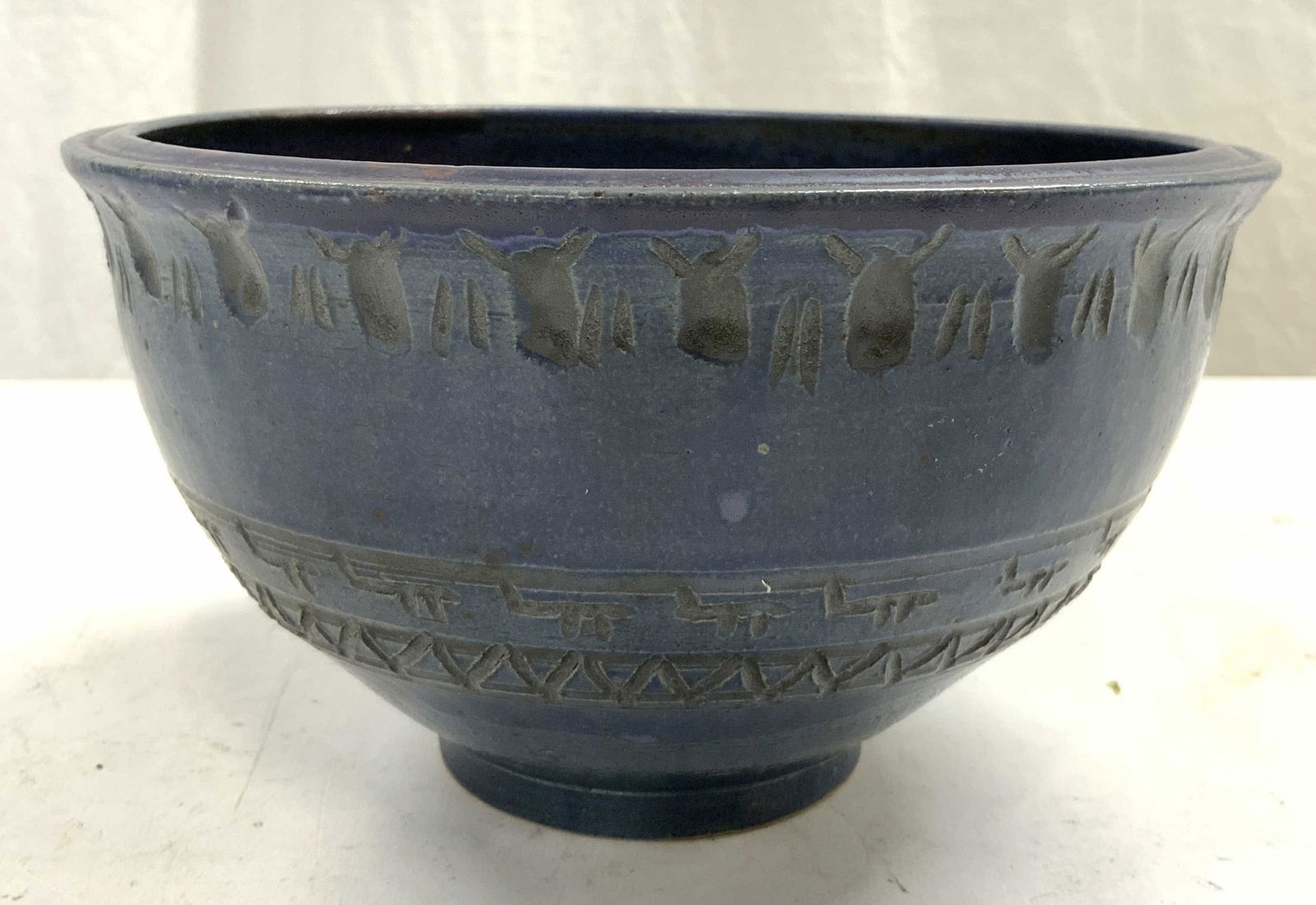 Signed Vintage Handmade Ceramic Bowl Vessel (1 of 6)