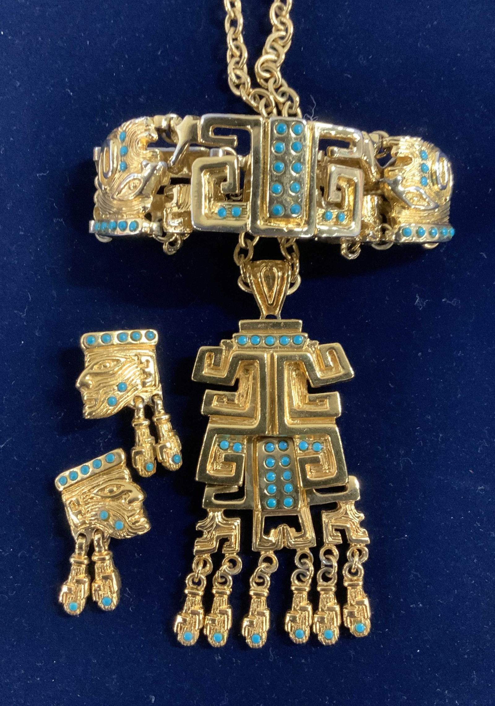 Salvador Marbel 22k Gold Plated Jewelry Set 4 (1 of 12)