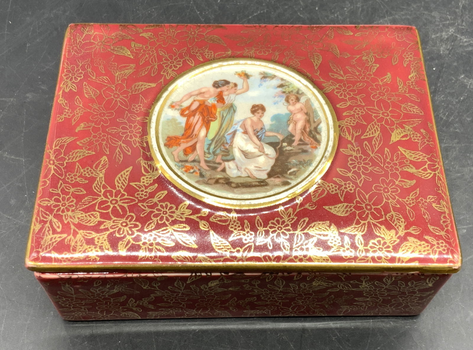 EMPIRE WARE ENGLAND 158 Antique Trinket Box (1 of 19)