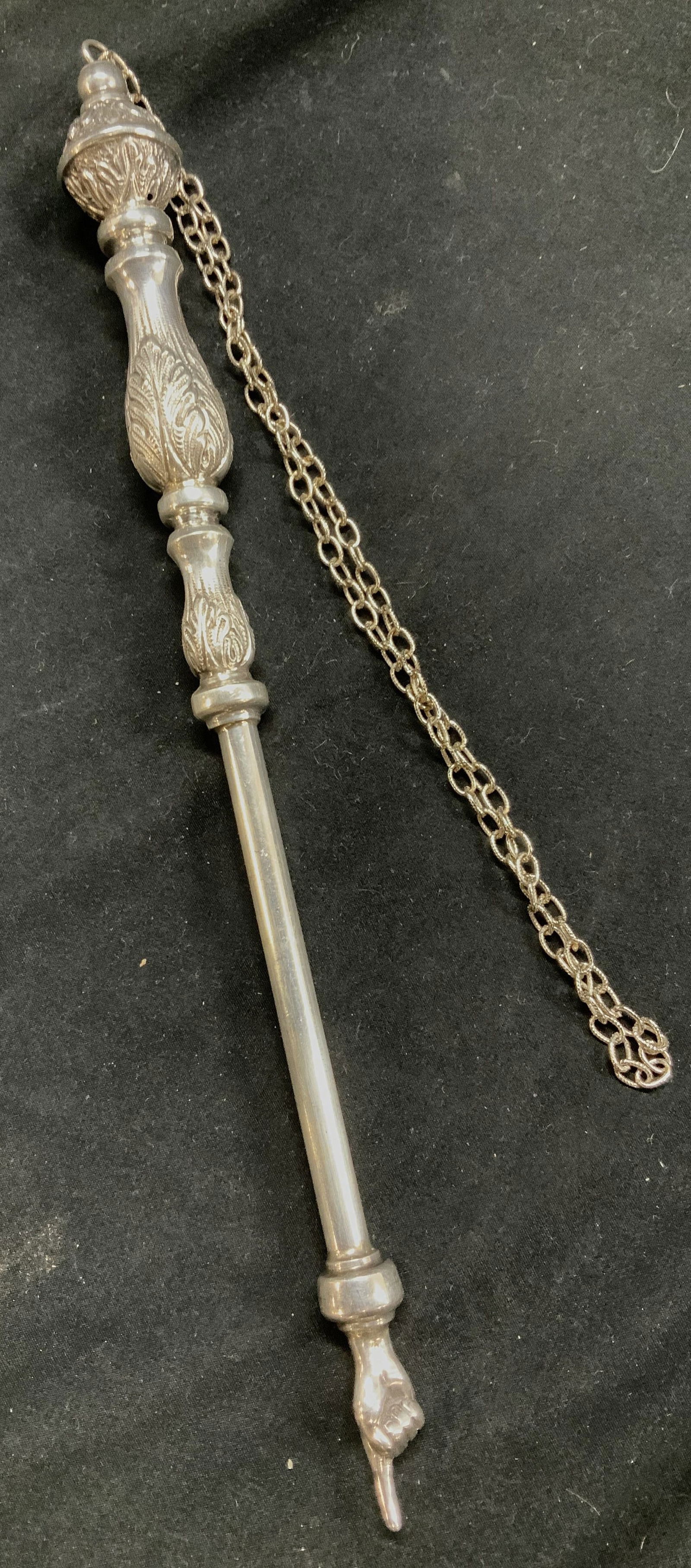 Sterling Silver Yad Torah Pointer, Judaica (1 of 7)