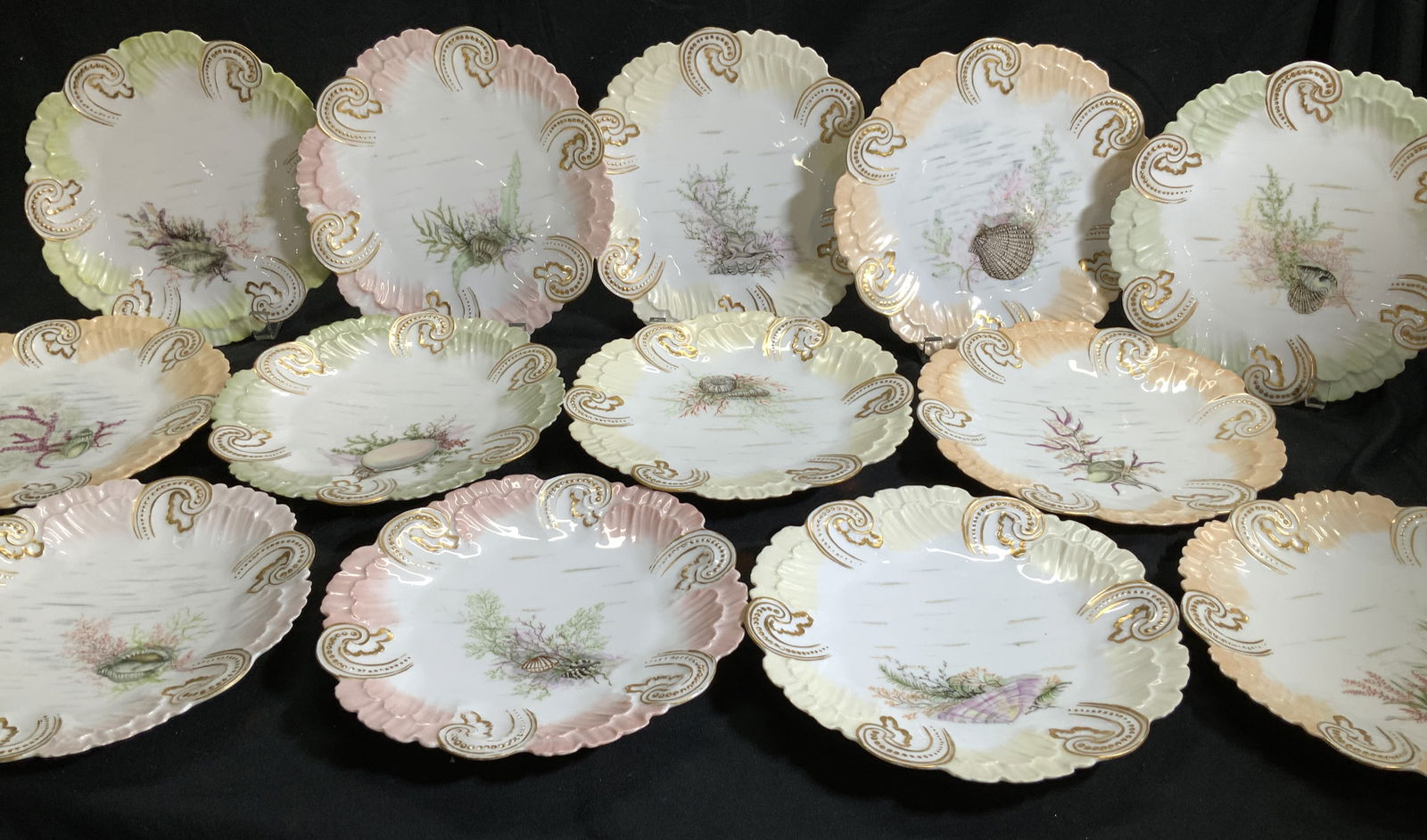 Antique T&V Limoges Porcelain Dinner Plates ,13 (1 of 12)